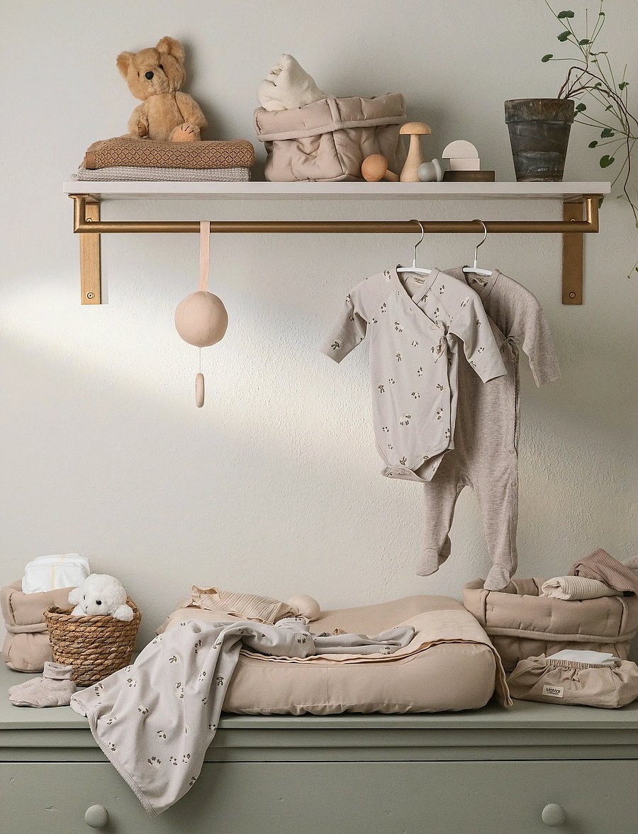 MarMar Copenhagen - Wet Wipe Cover - niiskete salvrätikute hoidjad - grey sand - 0