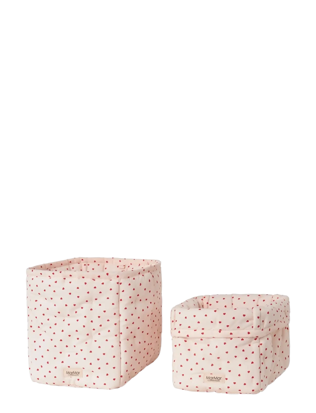 MarMar Copenhagen Nursery Storage Bags - Hoiustamine - HAPPY HEARTS / cream