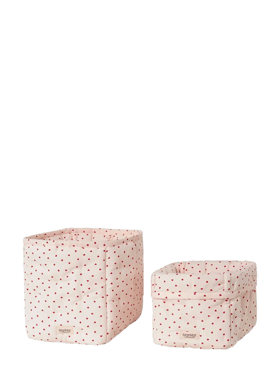 MarMar Copenhagen - Nursery Storage Bags - storage baskets - happy hearts - 0