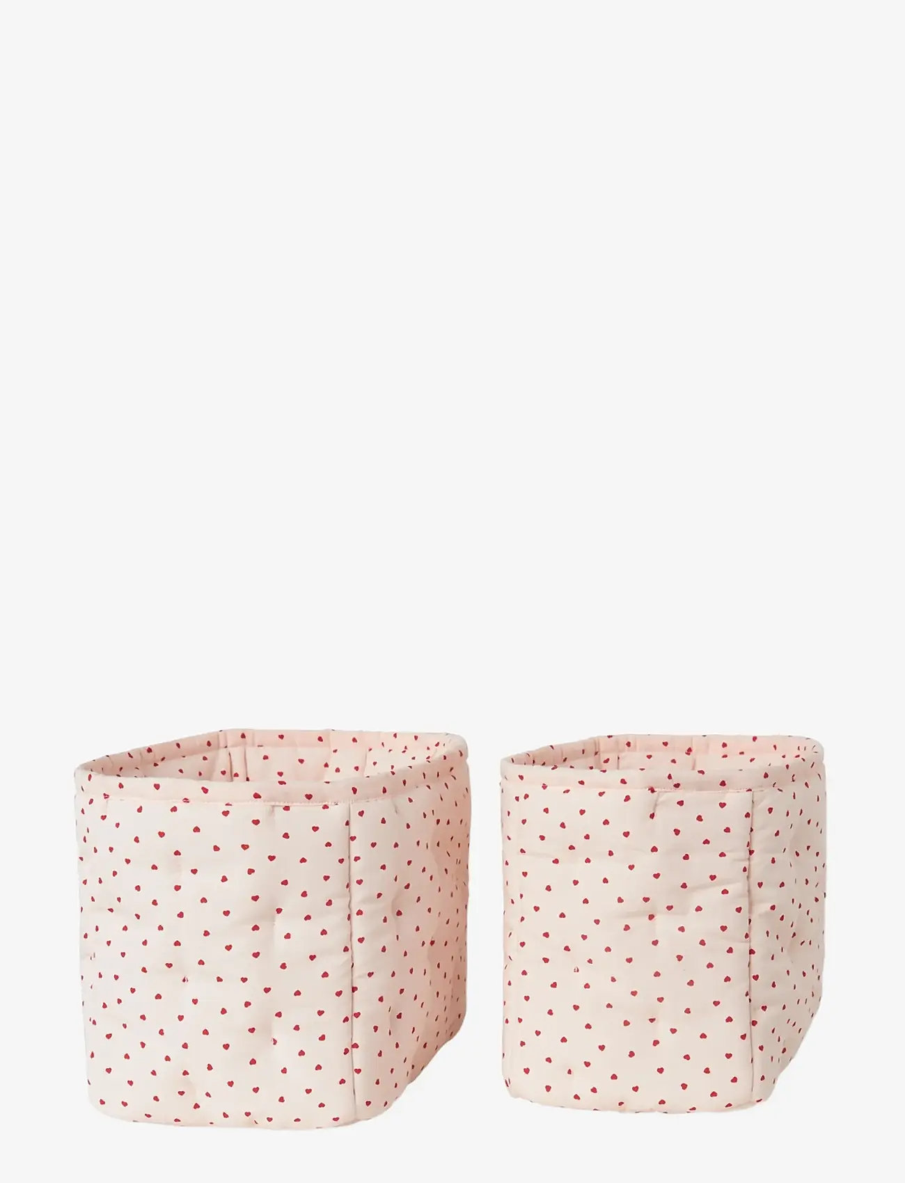 MarMar Copenhagen - Nursery Storage Bags - opbevaringskurve - happy hearts - 1