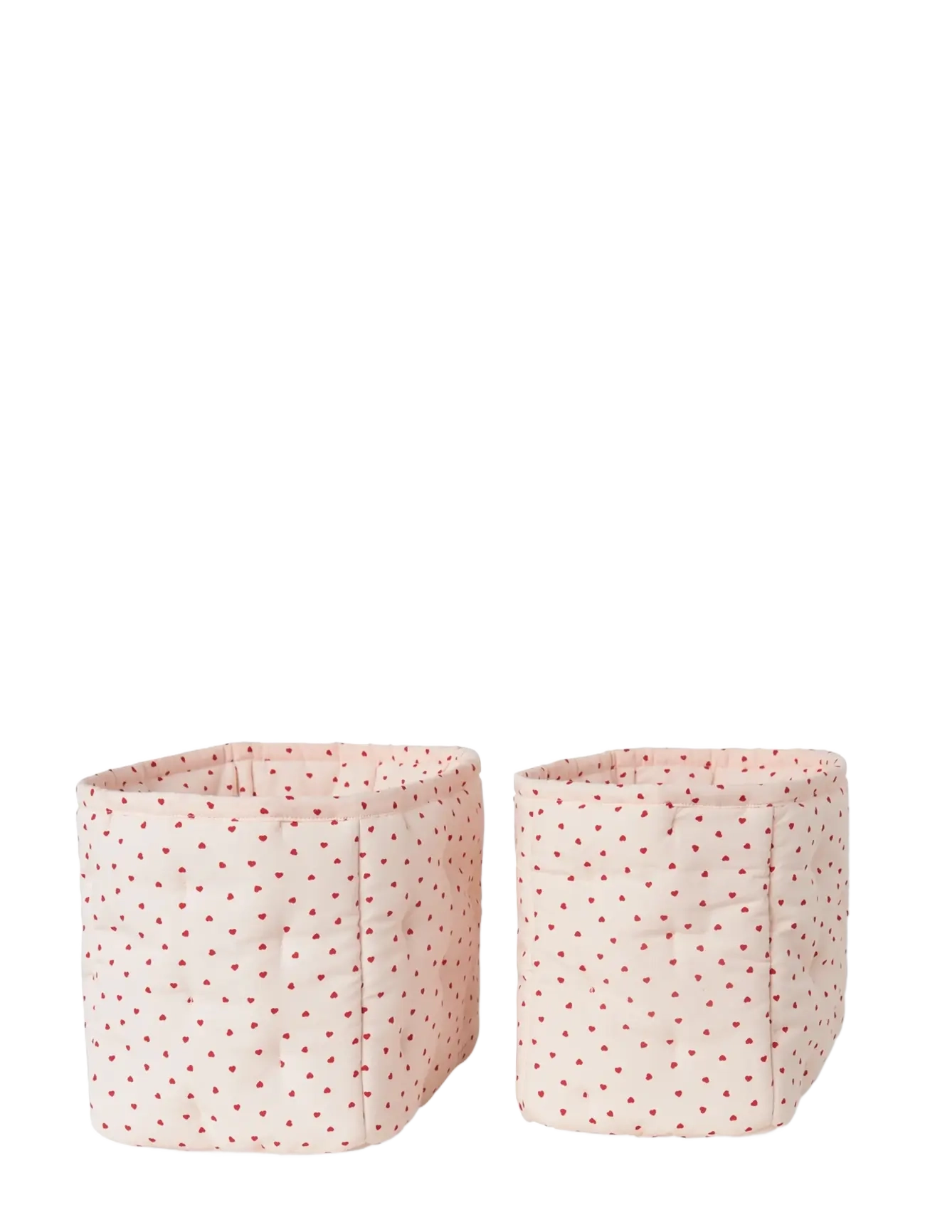 MarMar Copenhagen - Nursery Storage Bags - storage baskets - happy hearts - 1