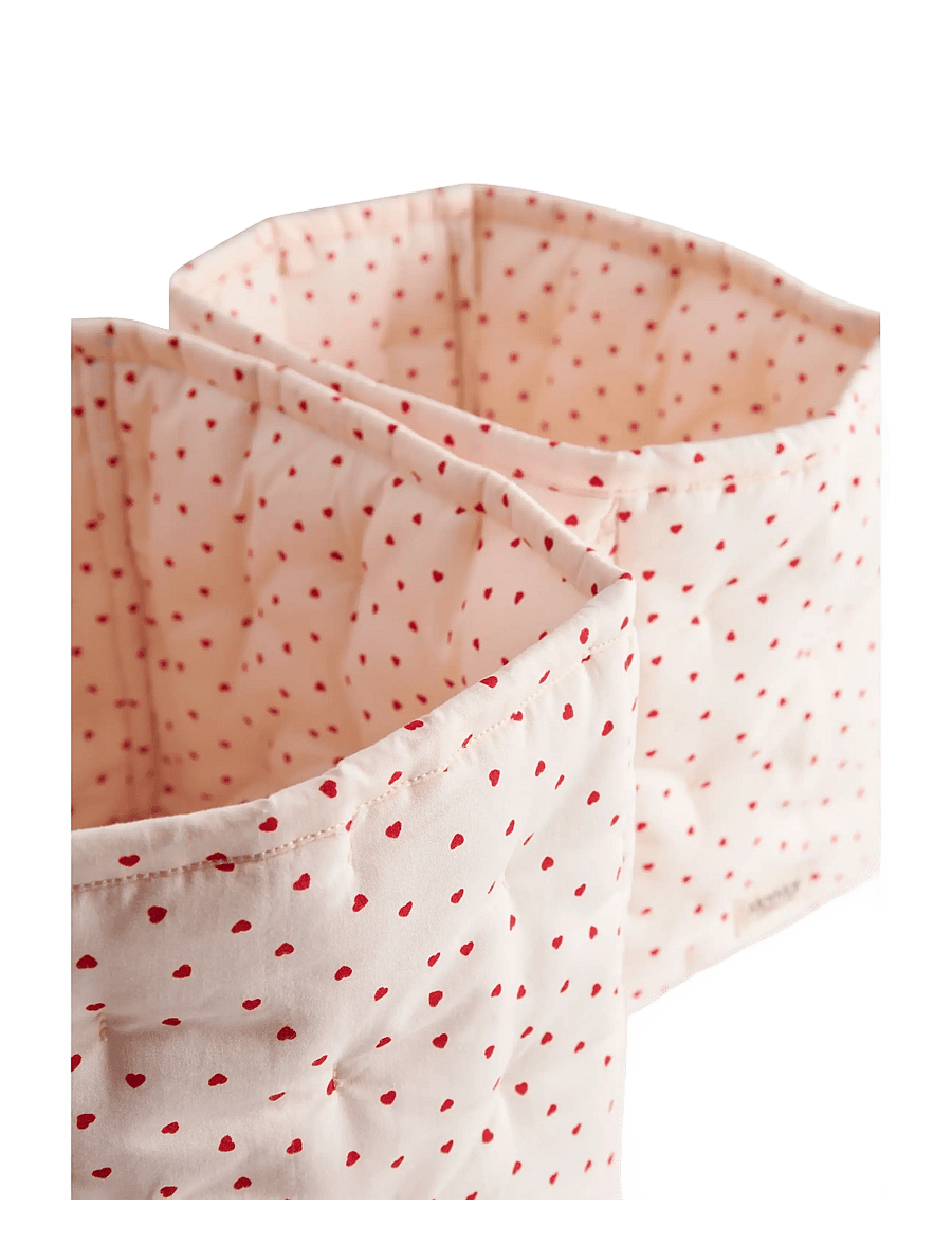 MarMar Copenhagen - Nursery Storage Bags - storage baskets - happy hearts - 2