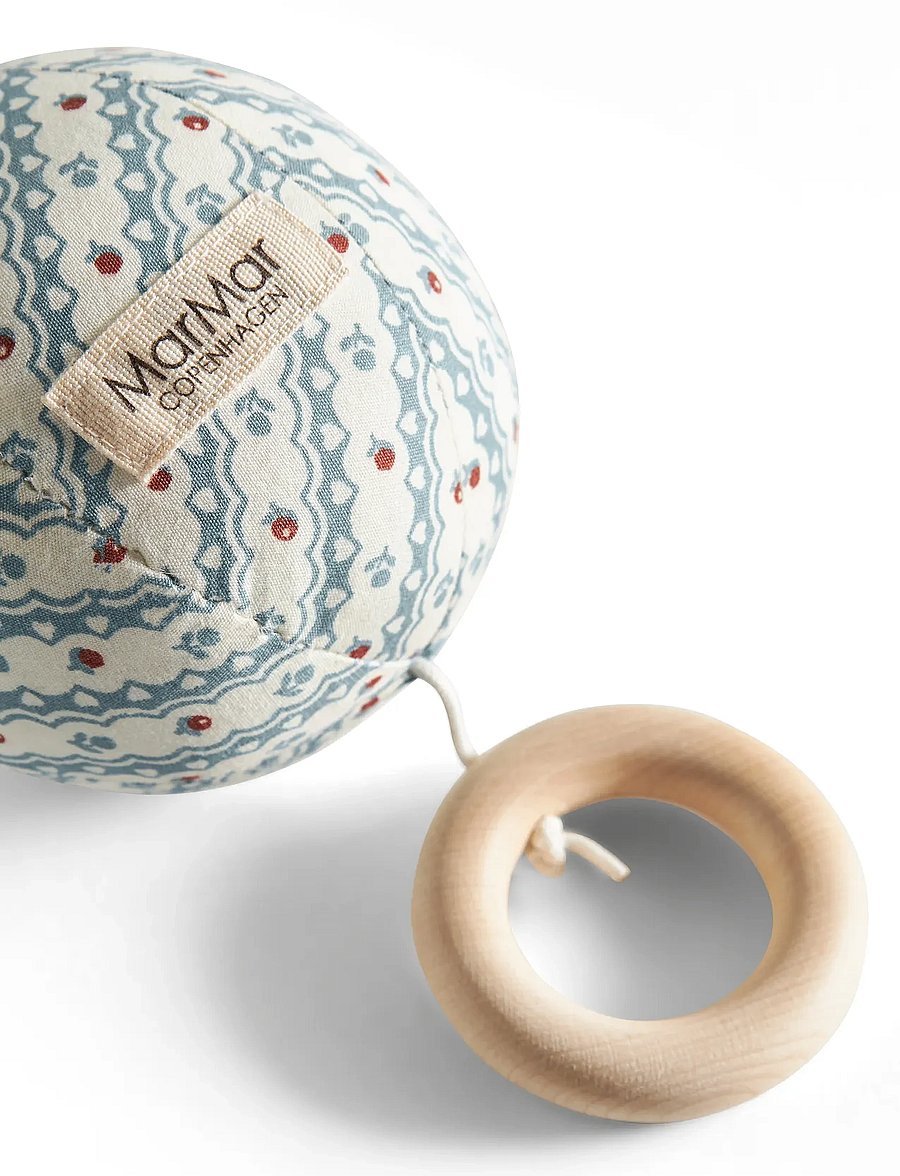 MarMar Copenhagen - Music Mobile - pluszowe zabawki muzyczne - floral stripe - 2