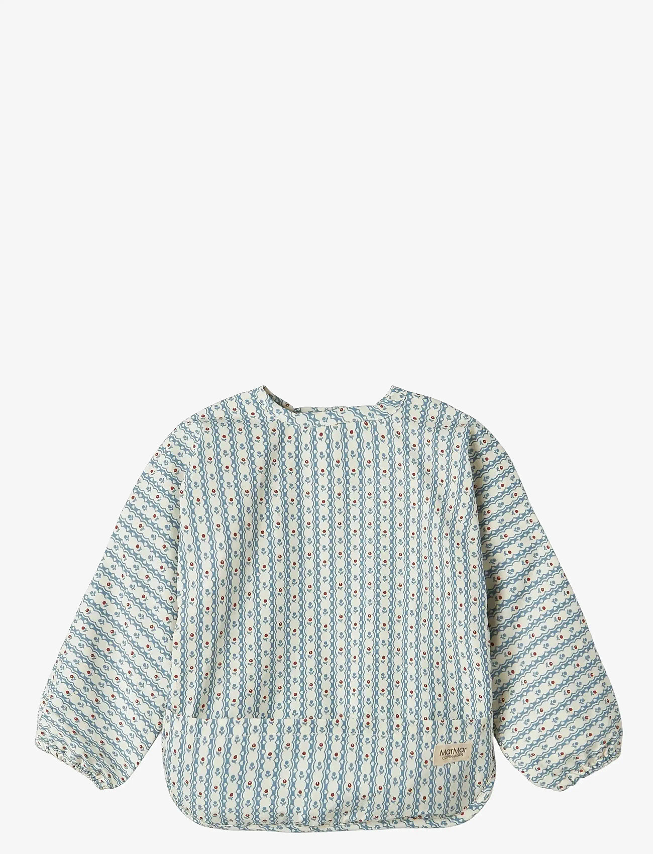 MarMar Copenhagen - Apron LS - pikkade varrukatega pudipõll - floral stripe - 1