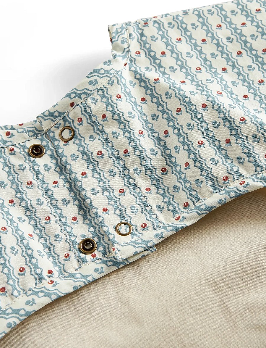MarMar Copenhagen - Apron LS - Śliniak z długim rękawkiem - floral stripe - 3