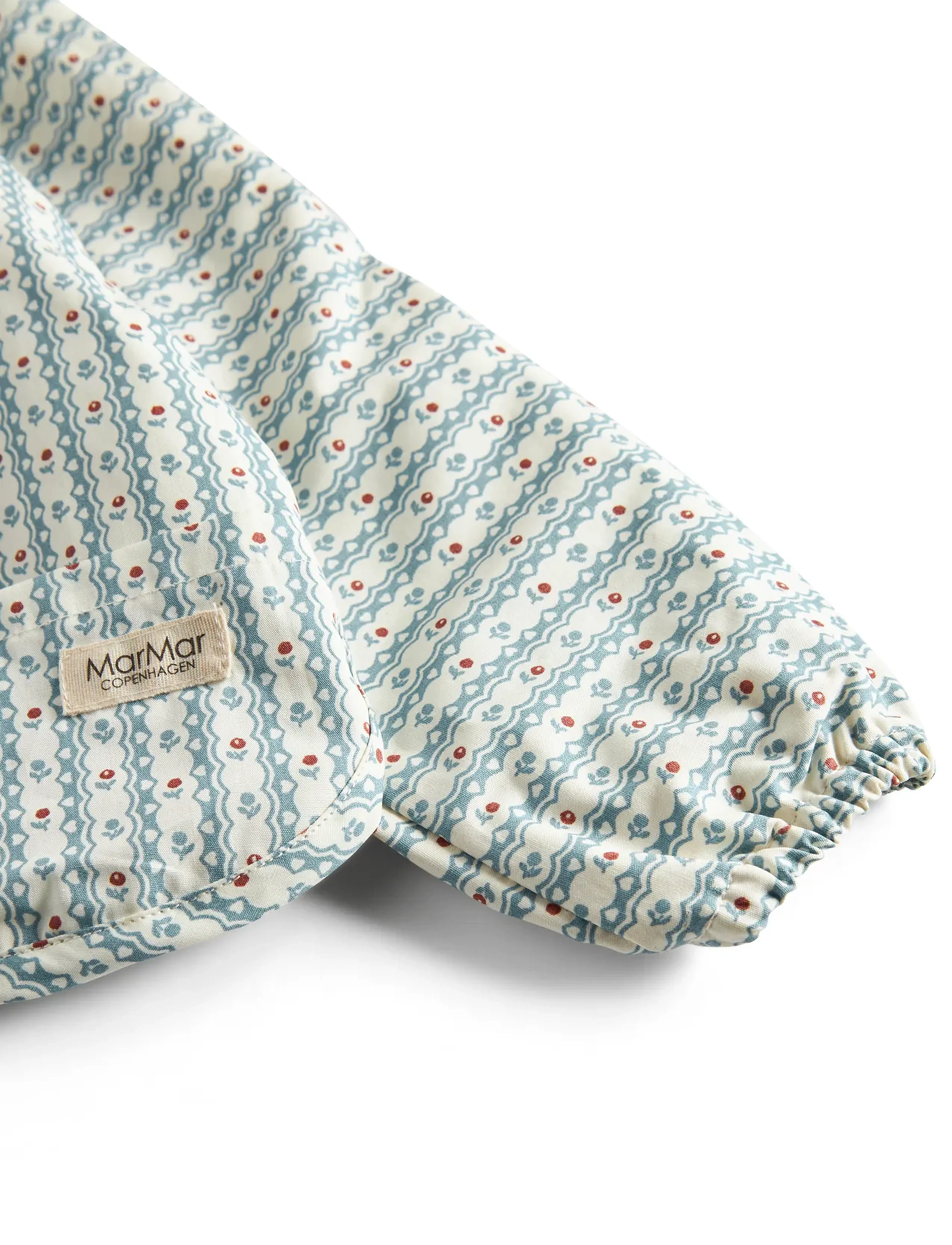MarMar Copenhagen - Apron LS - Śliniak z długim rękawkiem - floral stripe - 4