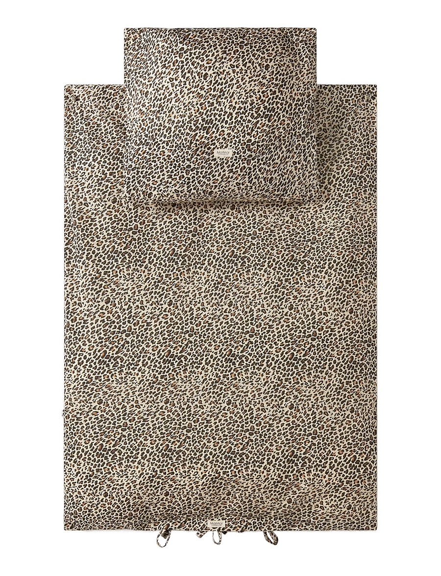 MarMar Copenhagen - Bed Linen Junior - påslakanset - brown leo - 0