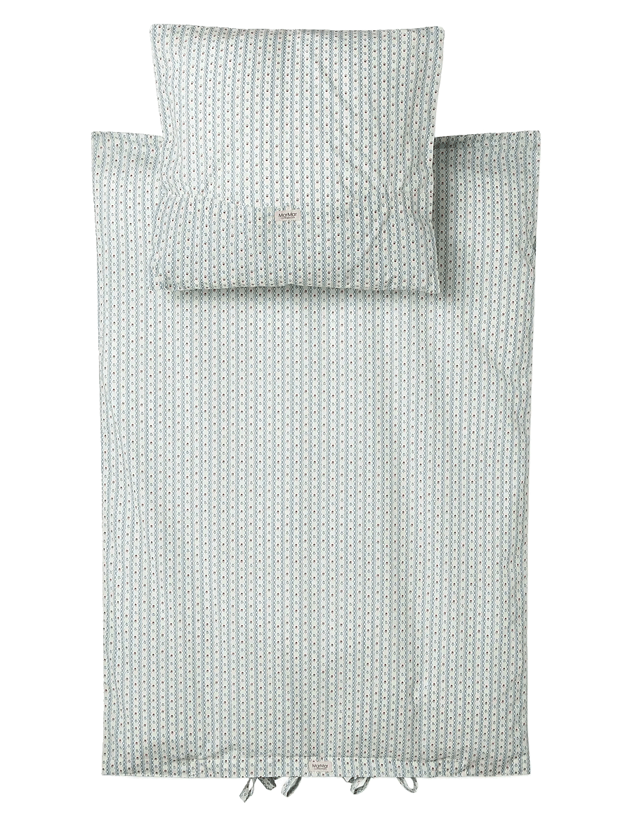 MarMar Copenhagen - Bed Linen Junior - voodipesukomplektid - floral stripe - 0