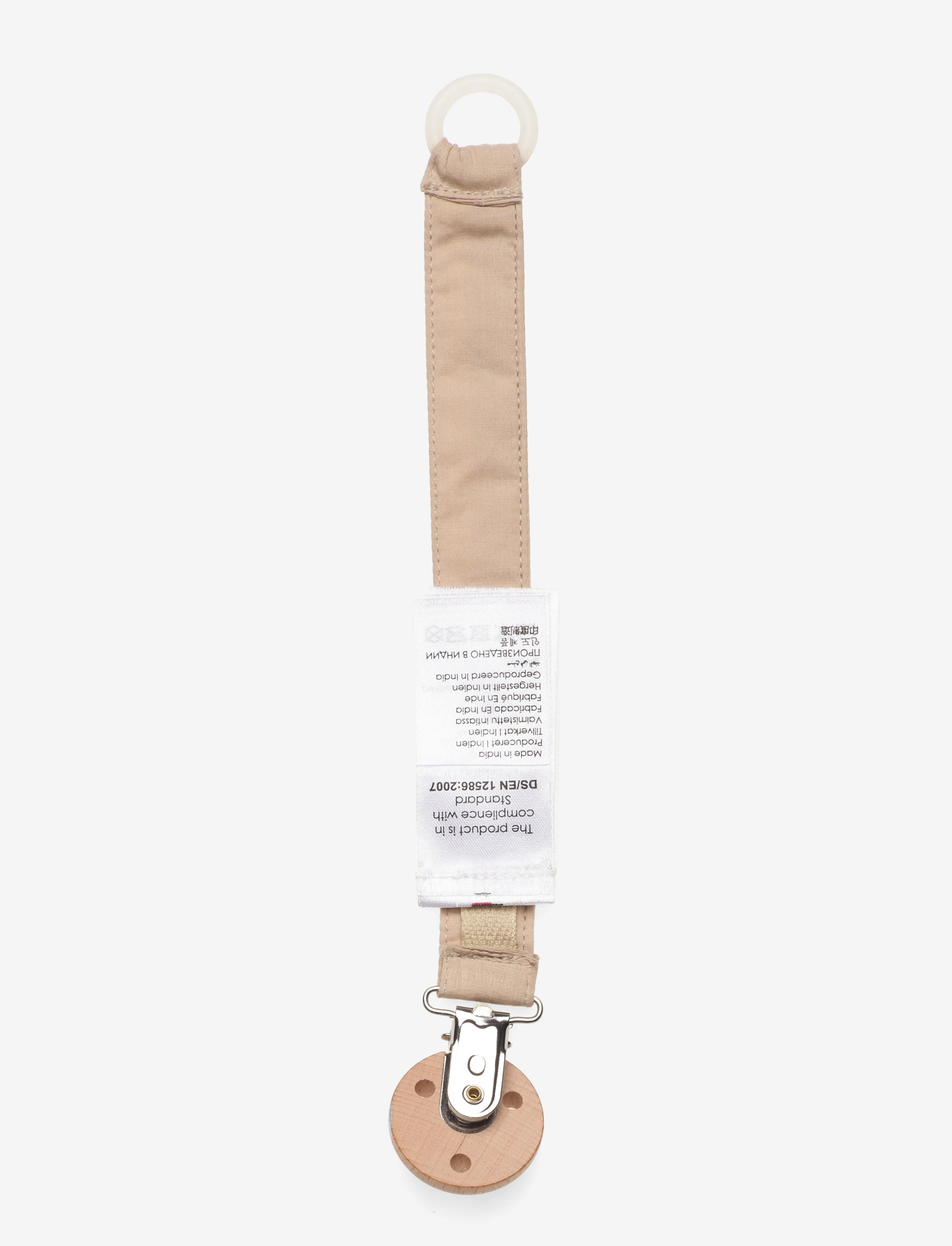 MarMar Copenhagen - Alo - pacifier clips - grey sand - 1