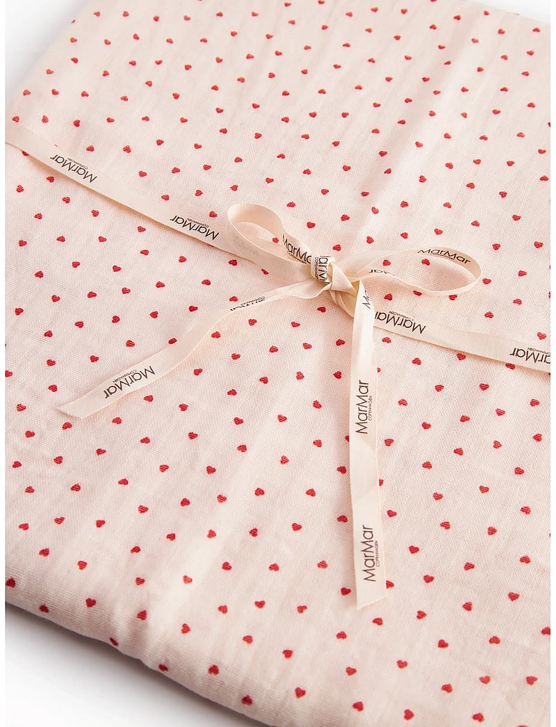 MarMar Copenhagen - Ada (2-pack) - muslindukar - happy hearts - 2