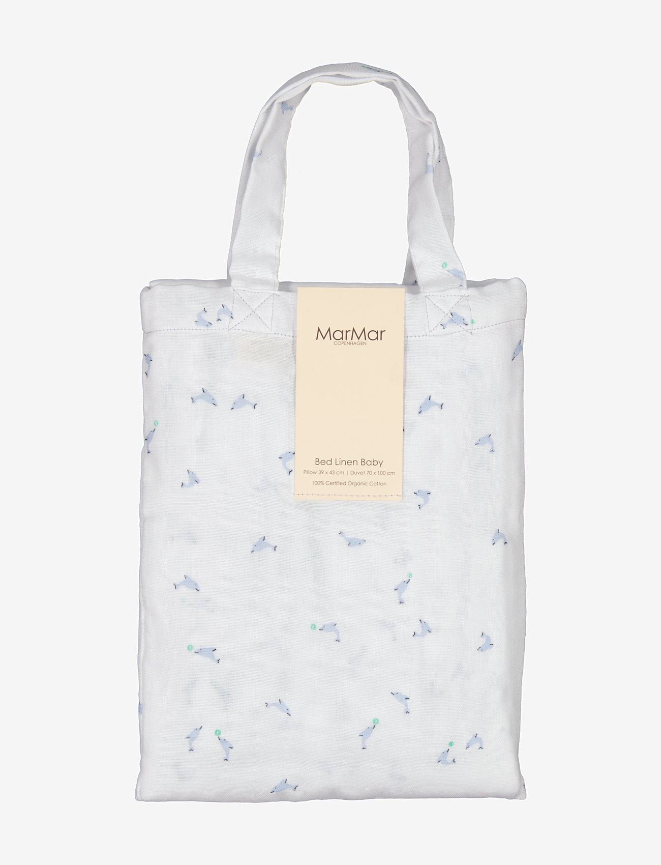 MarMar Copenhagen - Bed Linen Junior - sengesett - dolphin - 1