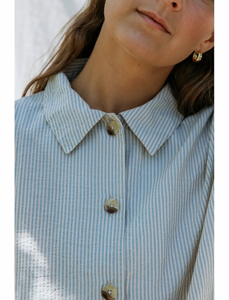 MarMar Copenhagen - Pajama Set W - pyjamas - blue stone stripe - 4