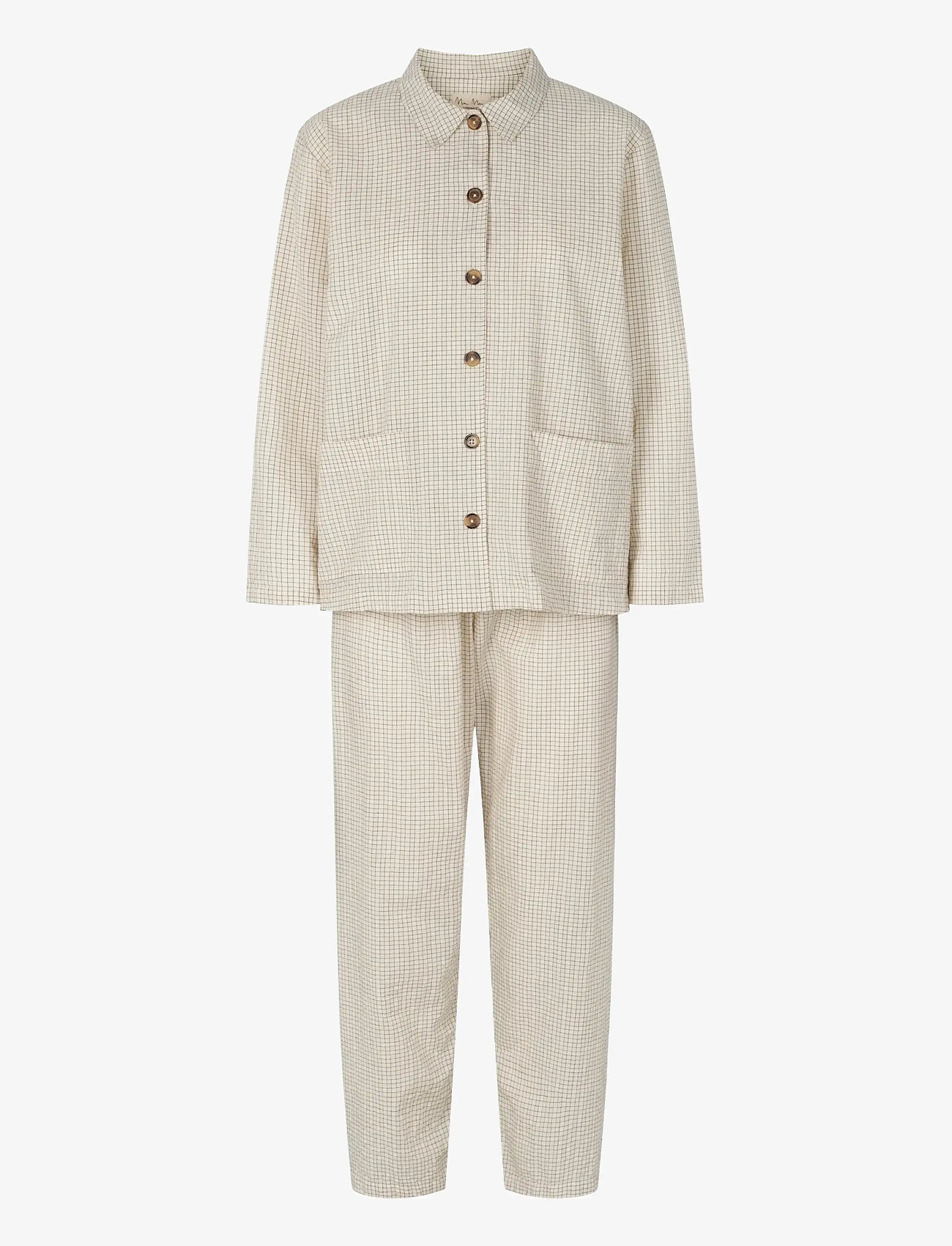 MarMar Copenhagen - Pajama Set W - pyjamas - deep lake check - 0