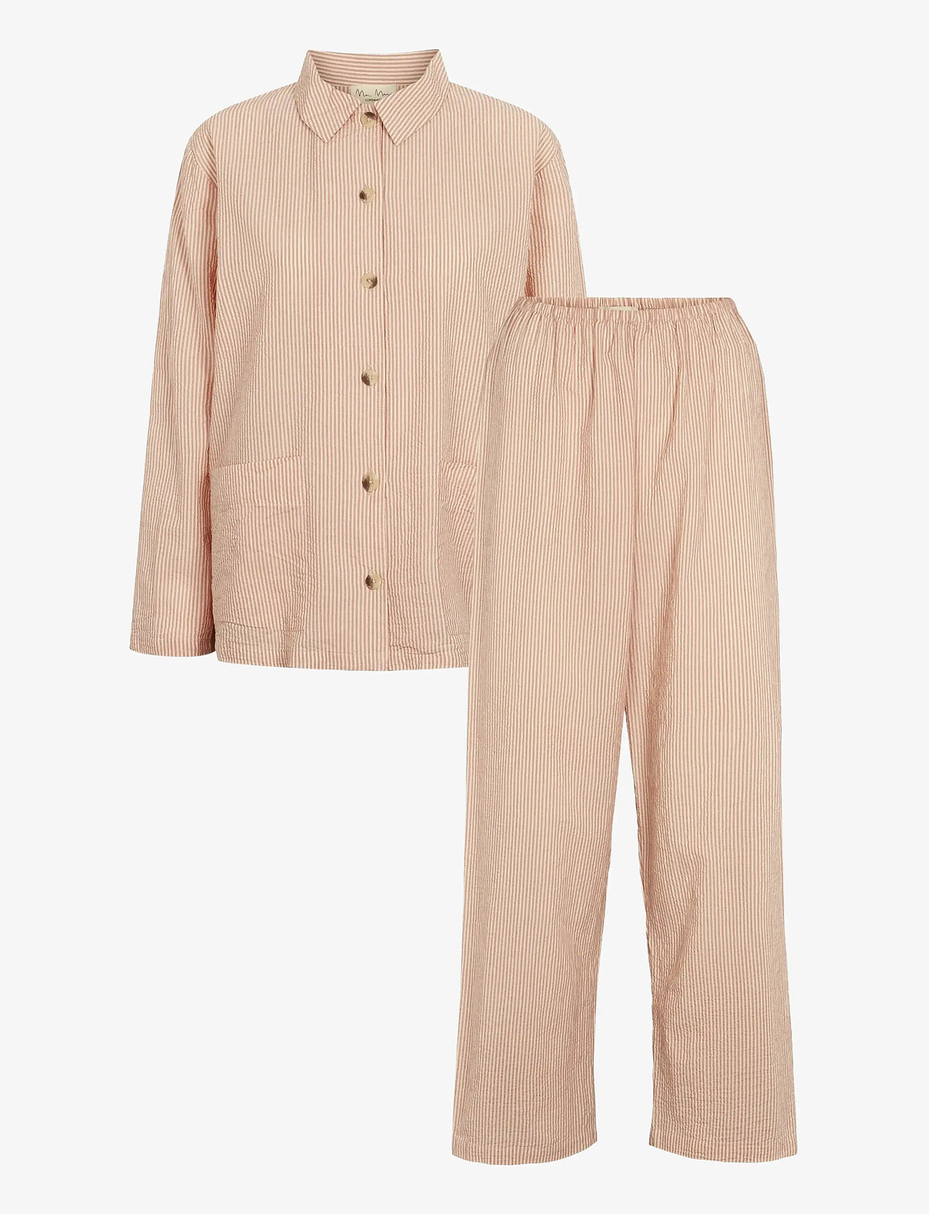 MarMar Copenhagen - Pajama Set W - pyjamas - soft cheek stripe - 1