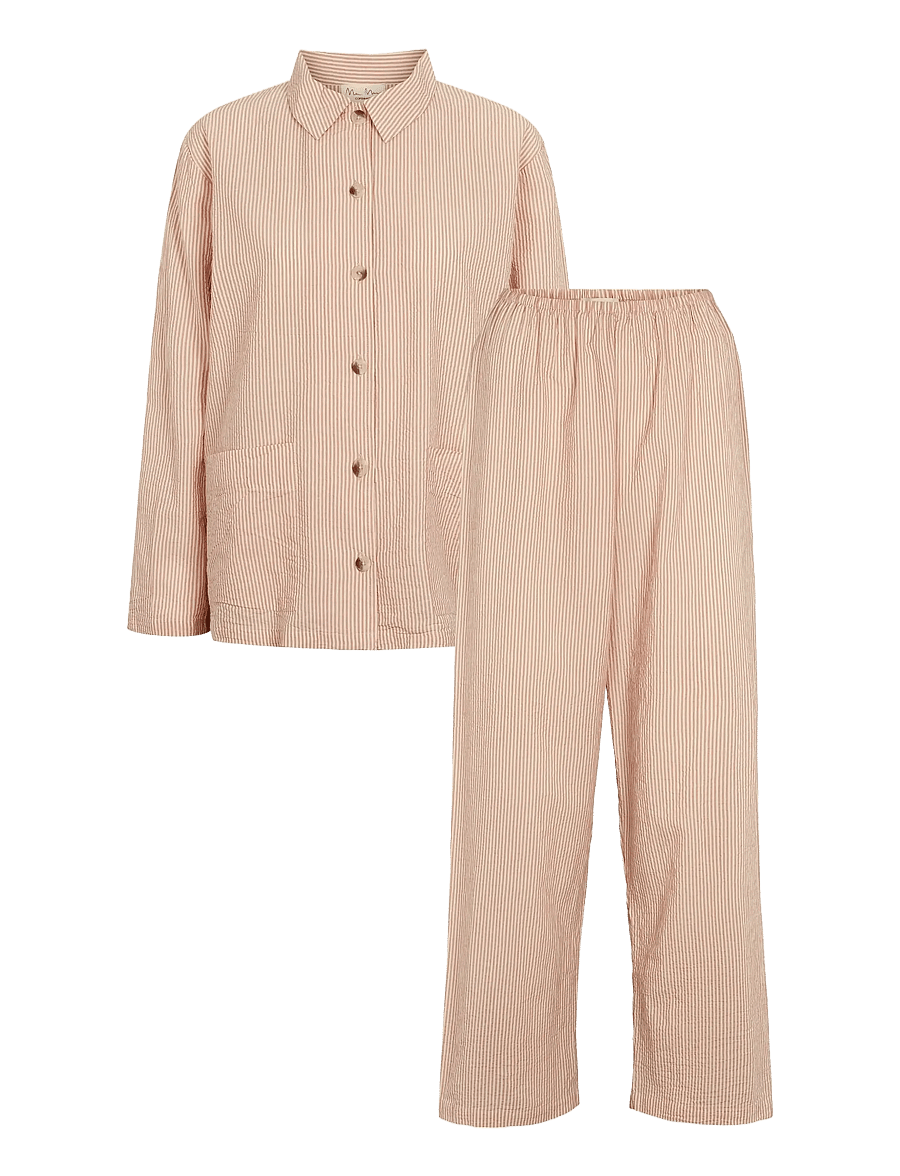 MarMar Copenhagen - Pajama Set W - pyjamas - soft cheek stripe - 1