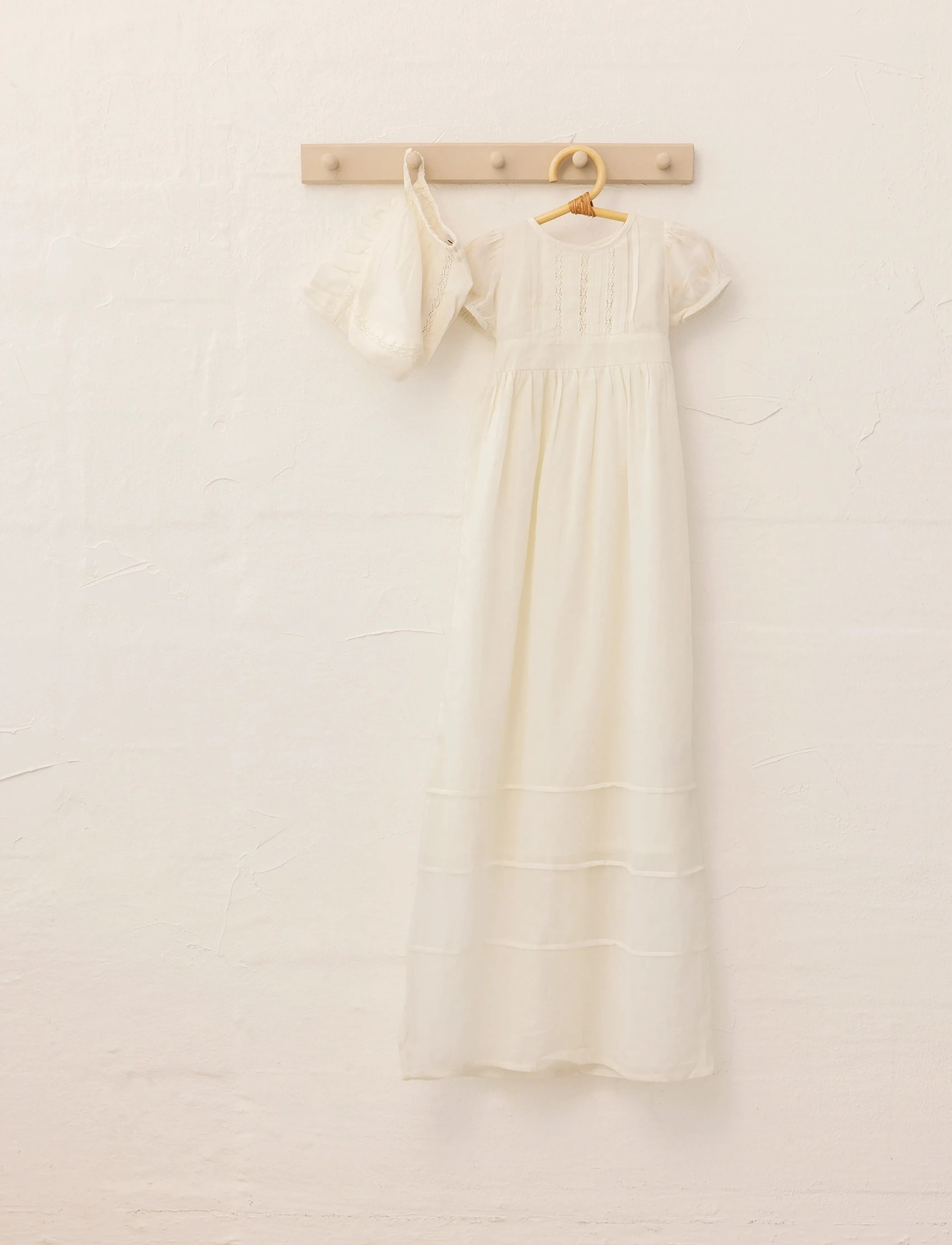 MarMar Copenhagen Daisa Christening Dress, Børn, Dåbskjole, Hvid, Str: 62