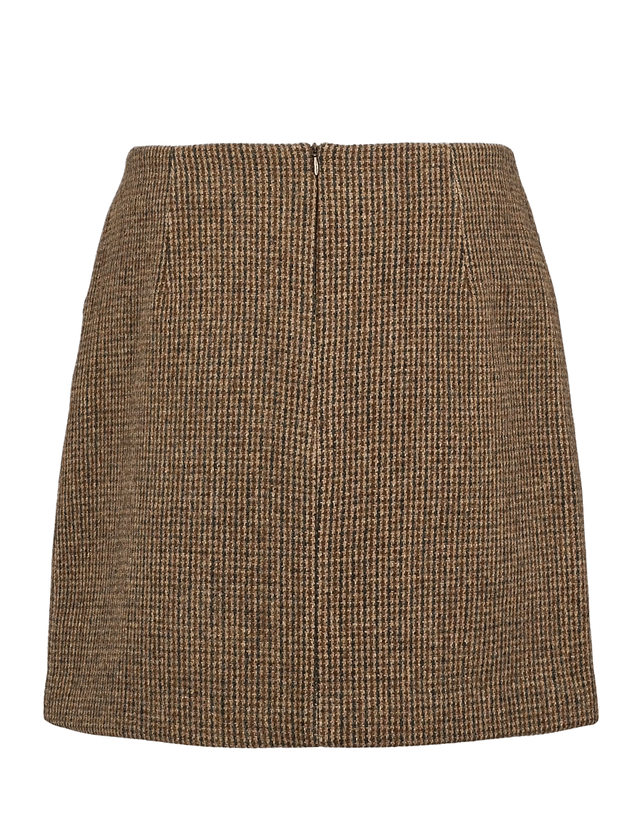 MarMar Copenhagen - Suri W - kurze röcke - earthy check - 1