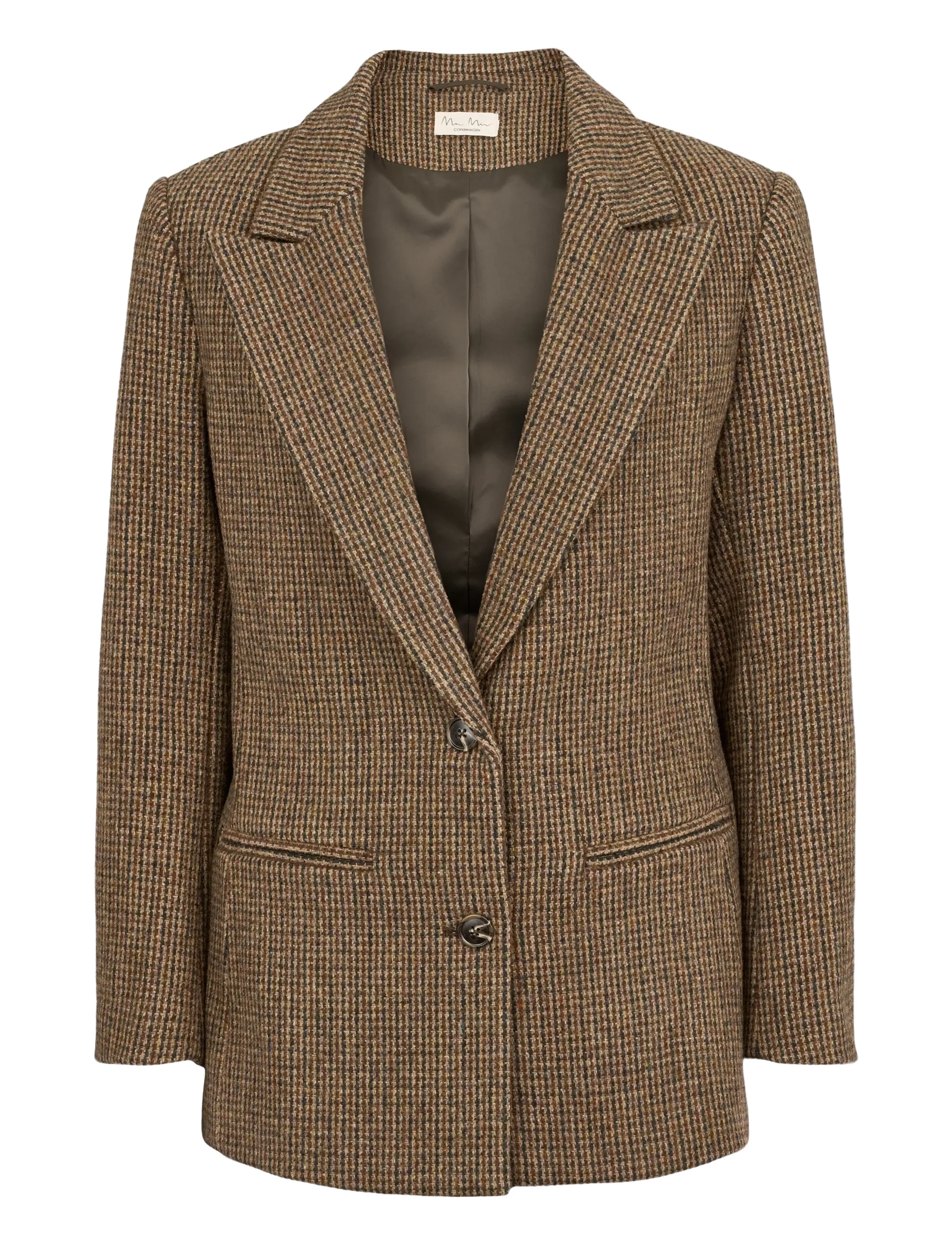 MarMar Copenhagen Java W - Blazers - EARTHY CHECK / brown