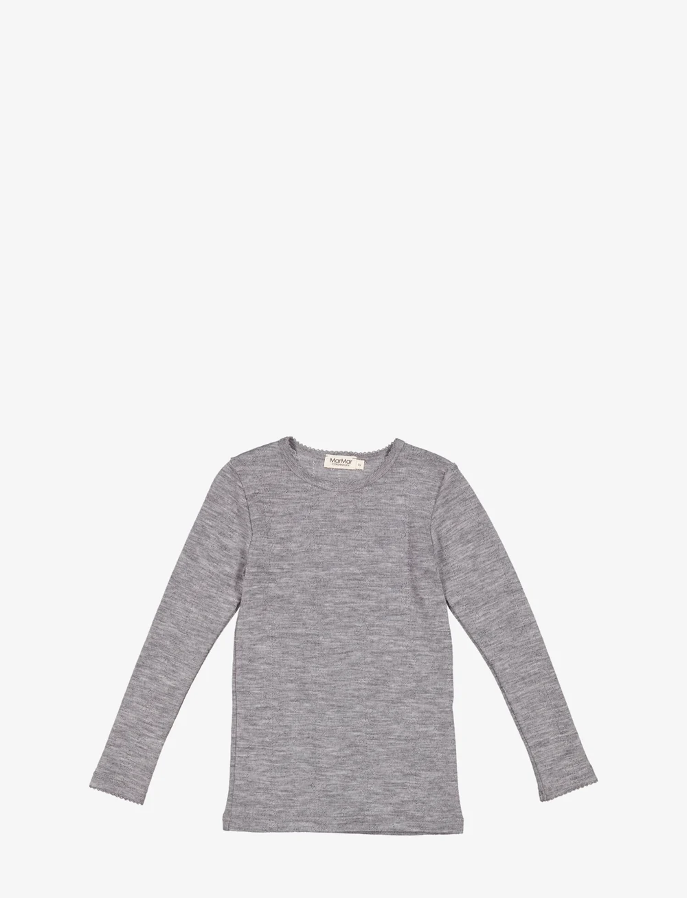 MarMar Copenhagen - Tamra - långärmade t-shirts - grey melange - 0