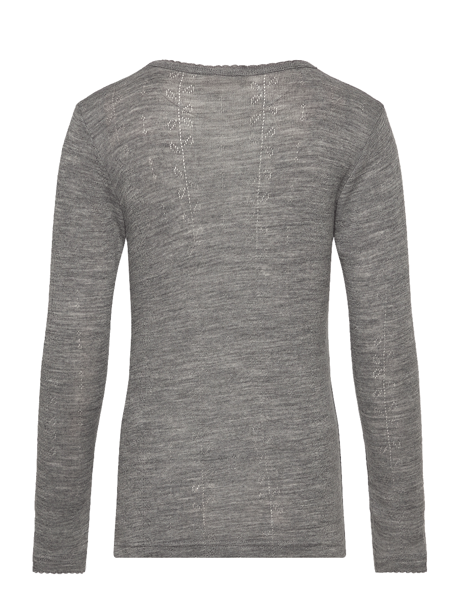 MarMar Copenhagen - Tamra - pitkähihaiset t-paidat - grey melange - 1