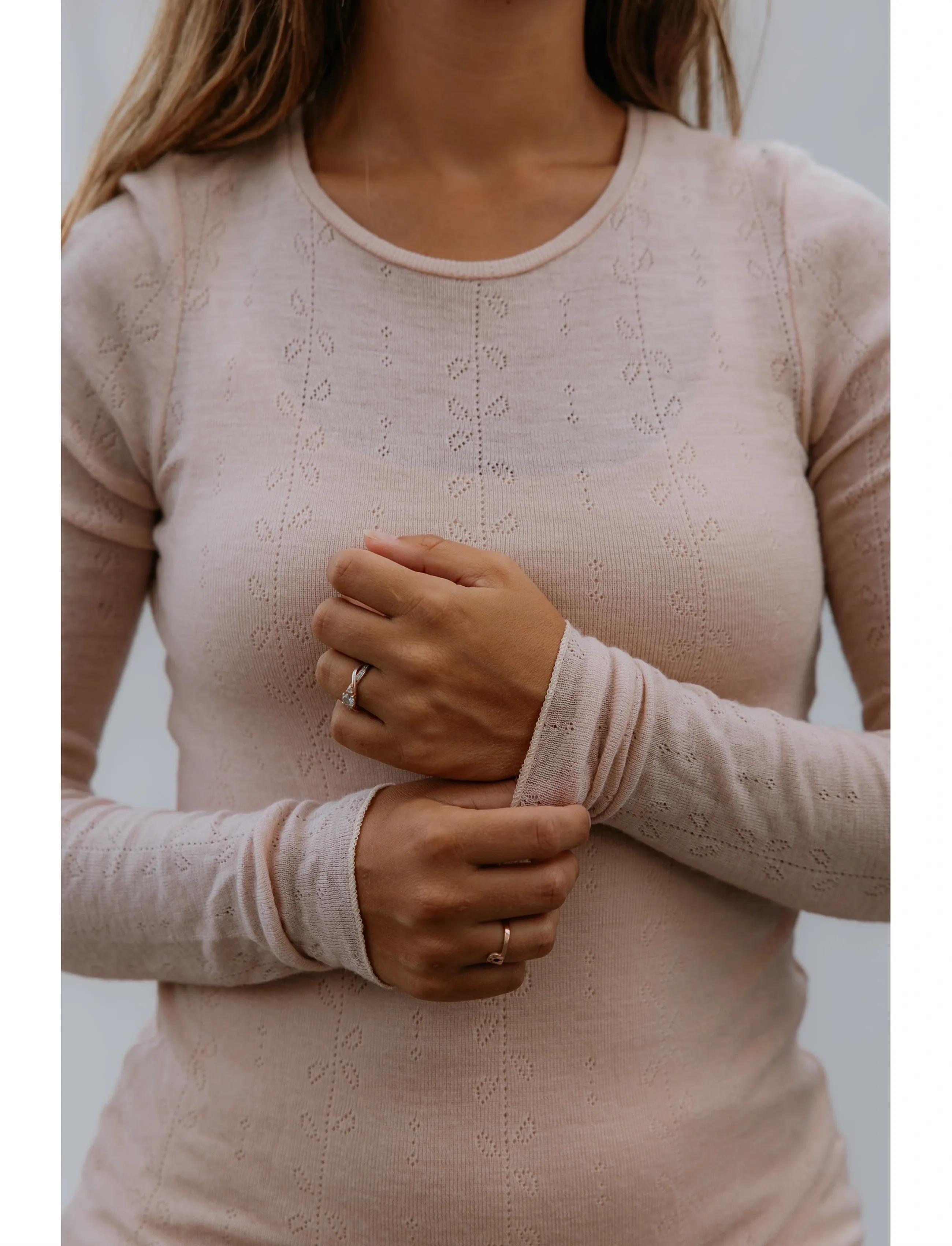 MarMar Copenhagen Tamra W - Långärmade toppar - BURNT ROSE / pink/rose