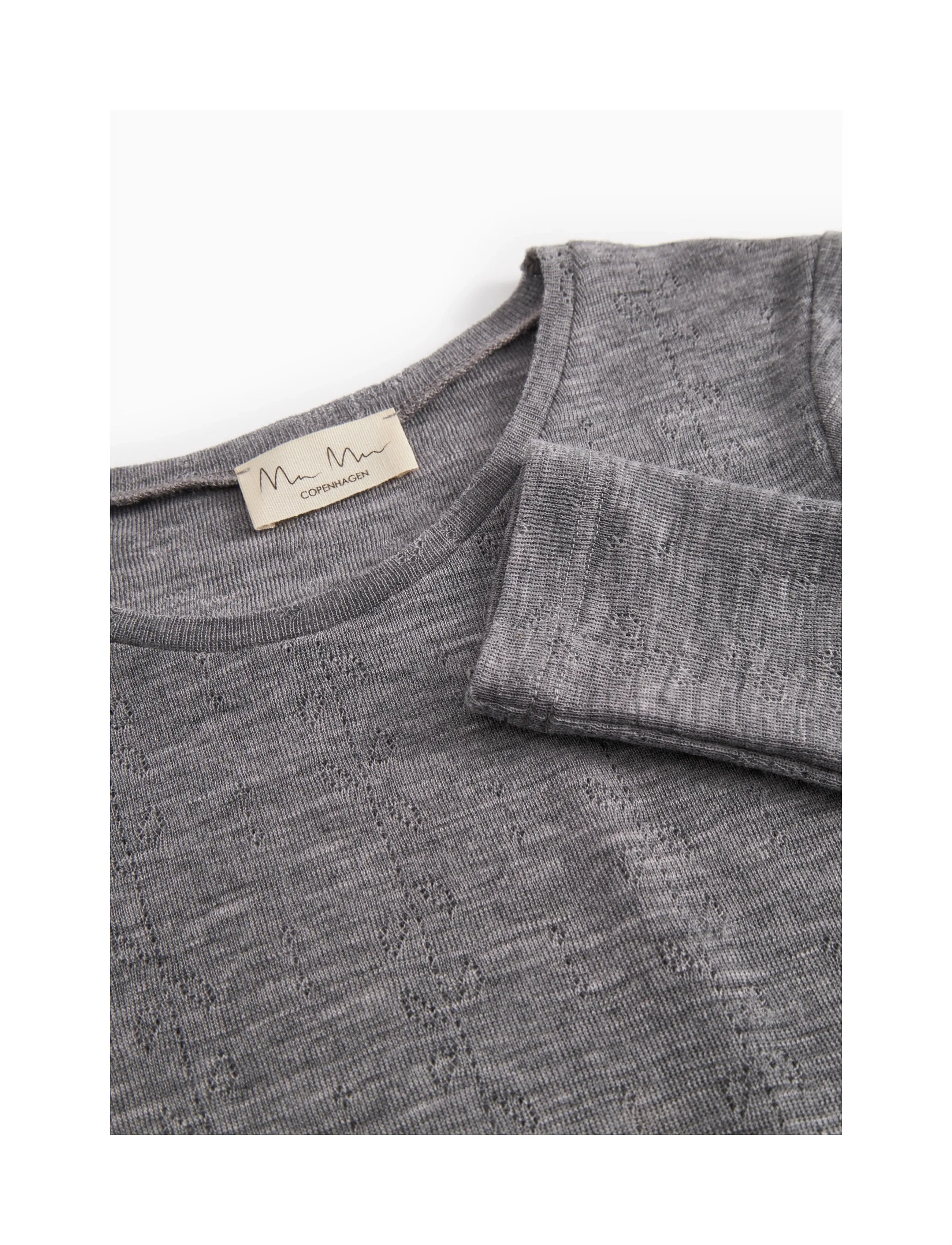 MarMar Copenhagen - Tamra W - långärmade toppar - grey melange - 2