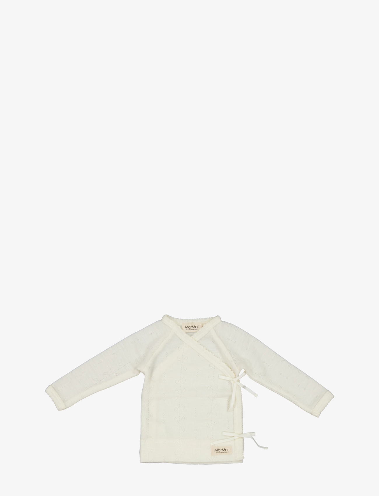 MarMar Copenhagen Tut Wrap Ls, 68, Oberteile, Weiß - Blouses & Tunics, Kinder