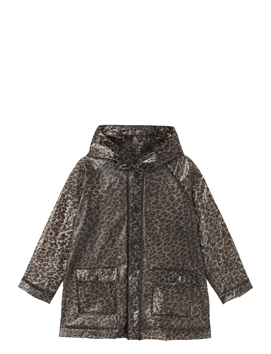 MarMar Copenhagen - Odetta Jacket - regnjackor - brown leo - 1