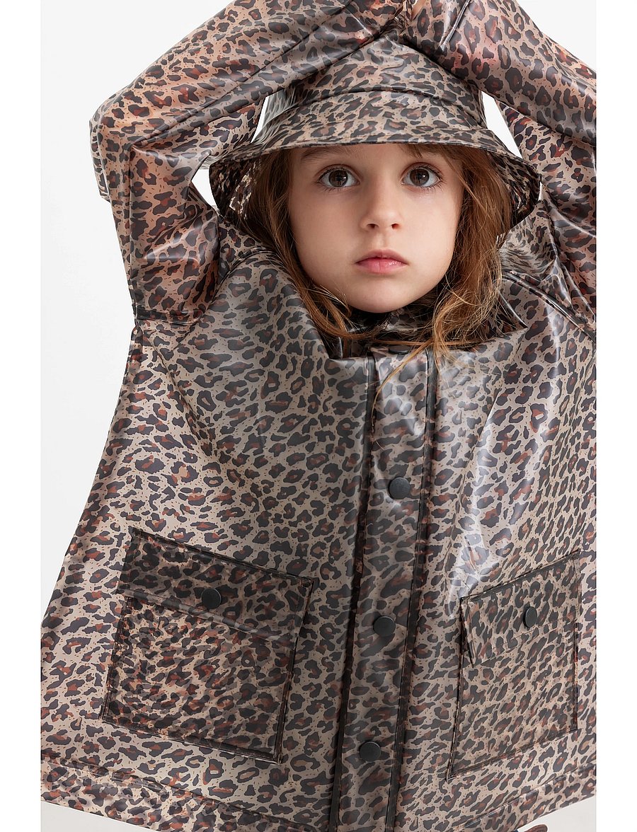 MarMar Copenhagen - Odetta Jacket - regnjackor - brown leo - 0
