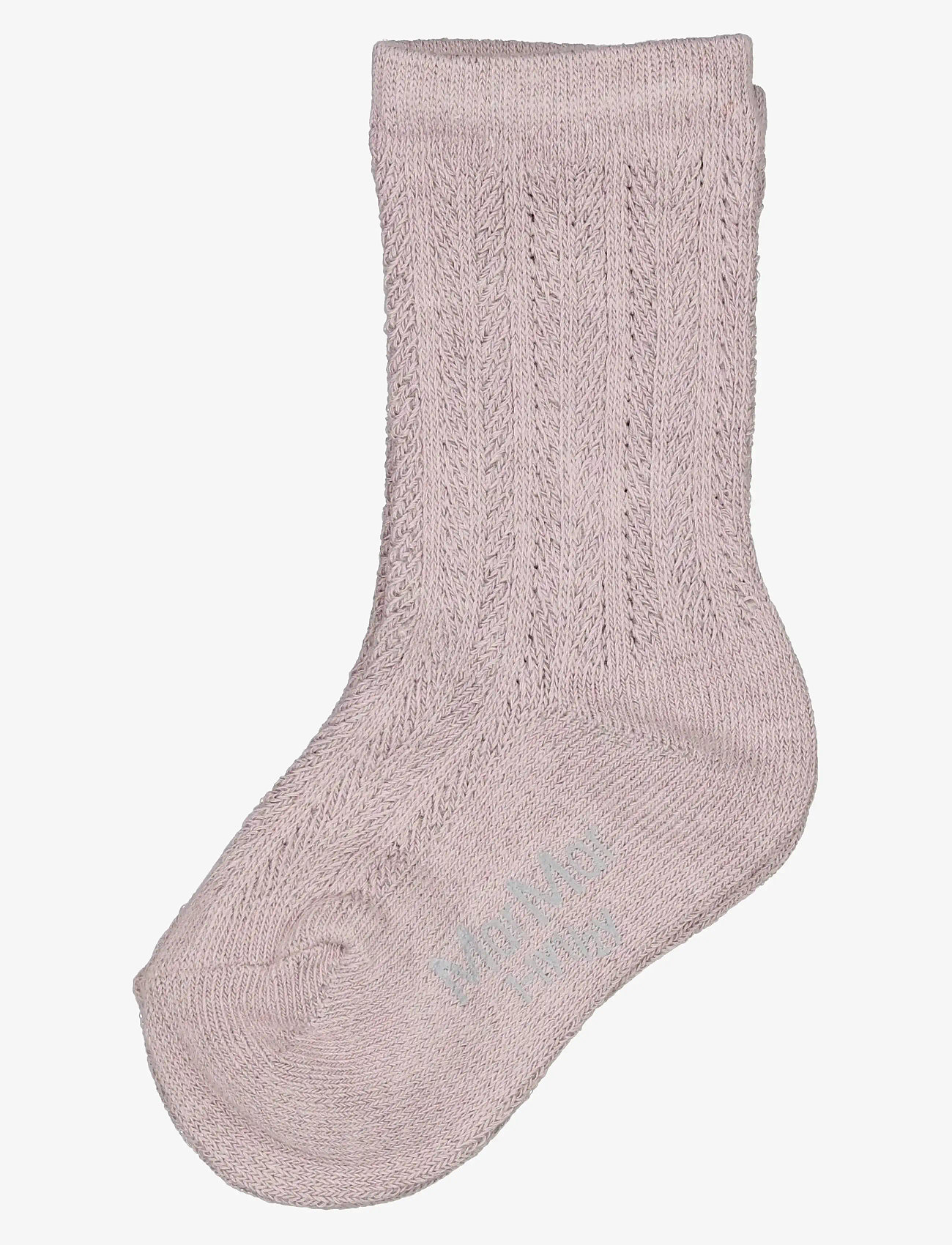 MarMar Copenhagen - Knee Socks Pointelle - babysokker - airy purple - 1
