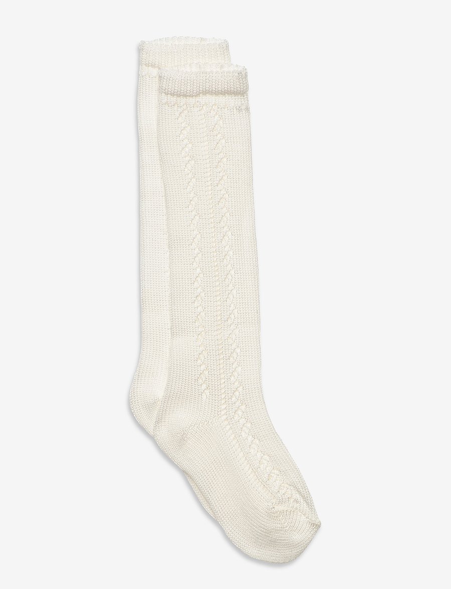 MarMar Copenhagen - Knee Socks Pointelle - strümpfe - gentle white - 1