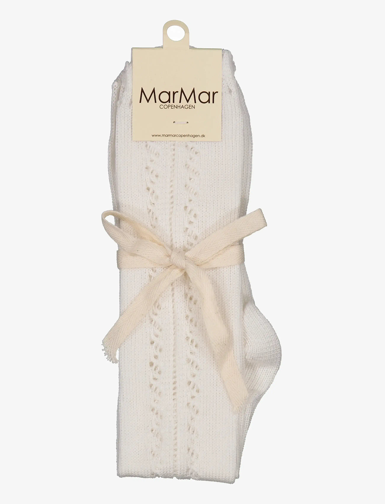 MarMar Copenhagen - Knee Socks Pointelle - strømper - gentle white - 2