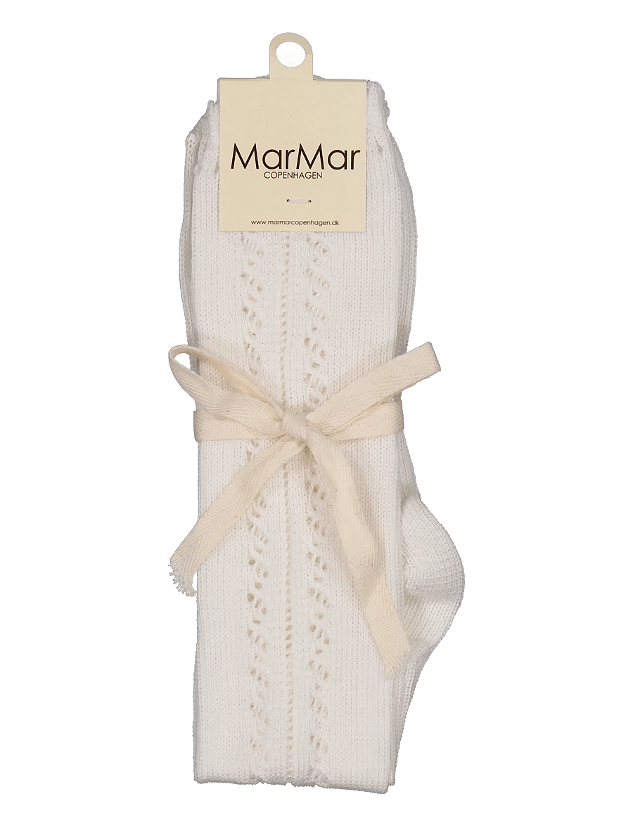 MarMar Copenhagen - Knee Socks Pointelle - strümpfe - gentle white - 2