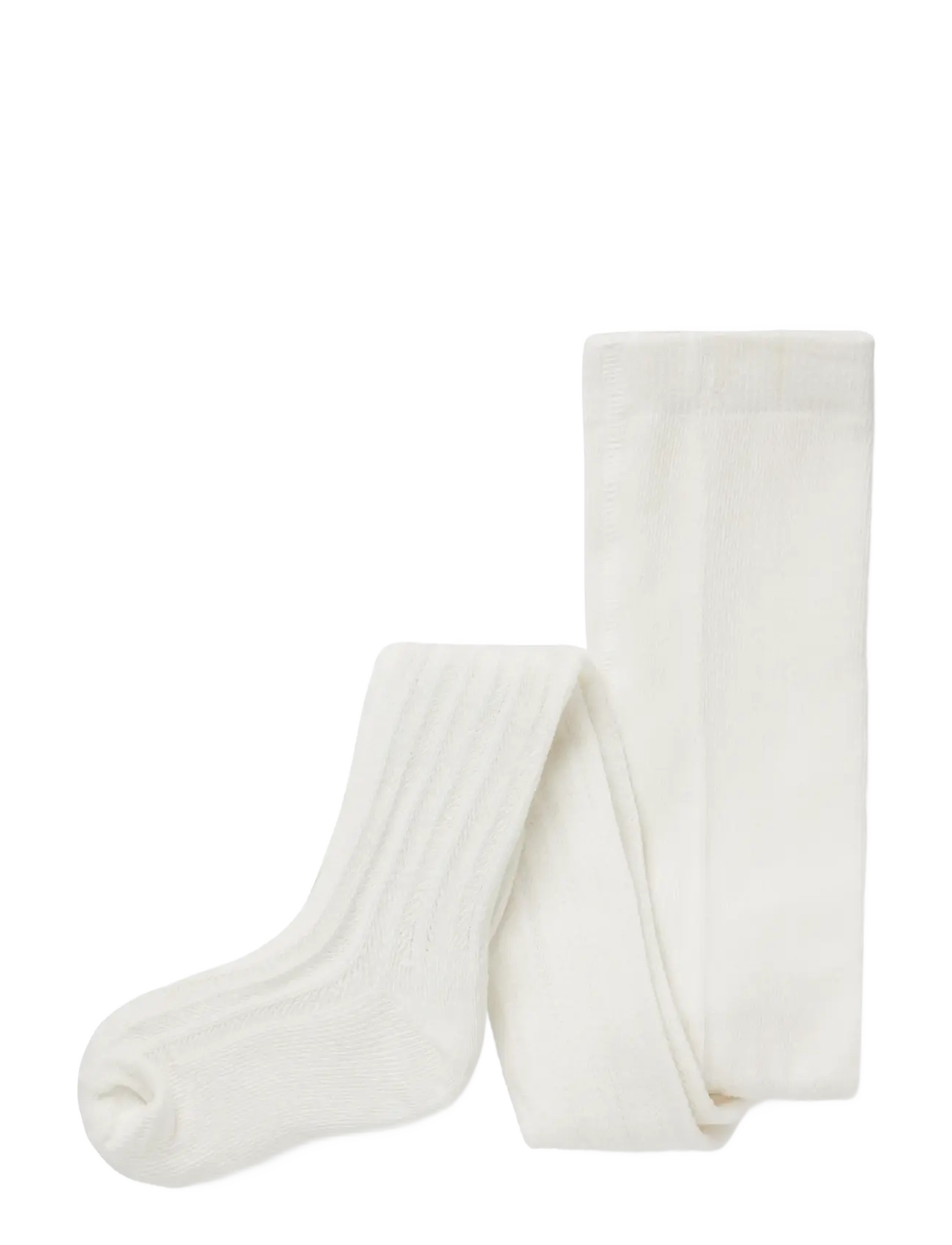 MarMar Copenhagen Tights Pointelle, 104/110, Socken & Strumpfhosen, Weiß - Tights, Kinder