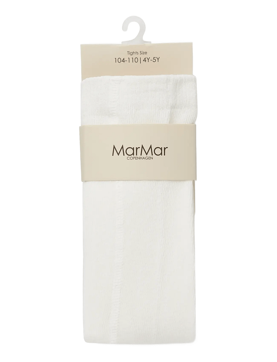 MarMar Copenhagen - Tights Pointelle - sokkabuxur - gentle white - 1
