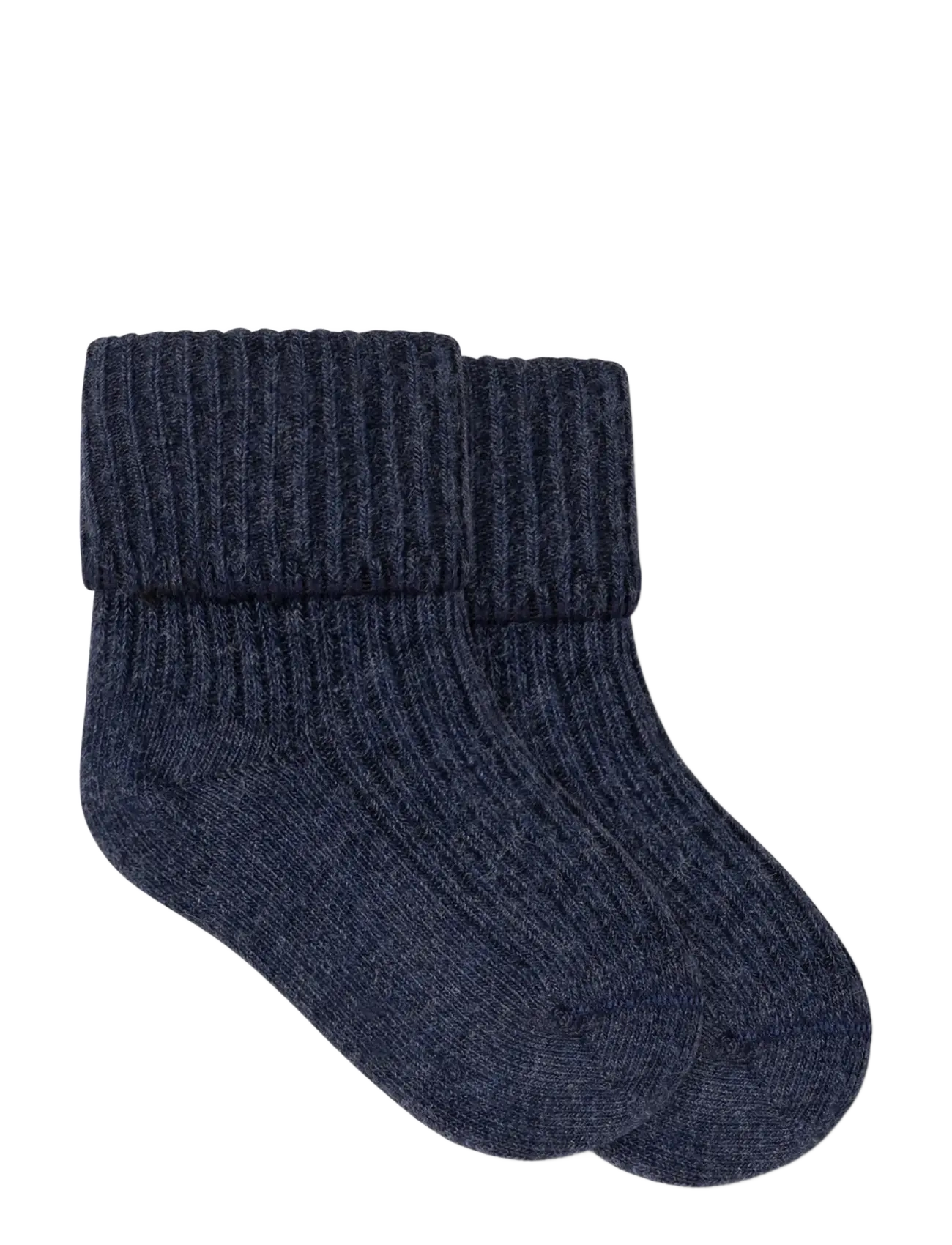 MarMar Copenhagen Newborn Socks 2-pack - Riided - BLUE / blue