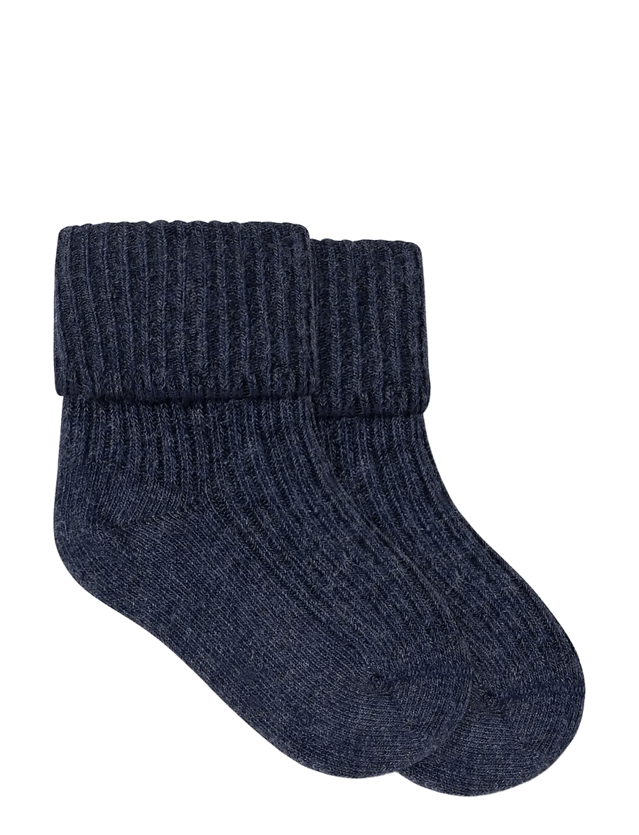 MarMar Copenhagen - Newborn Socks 2-pack - beebisokid - blue - 1