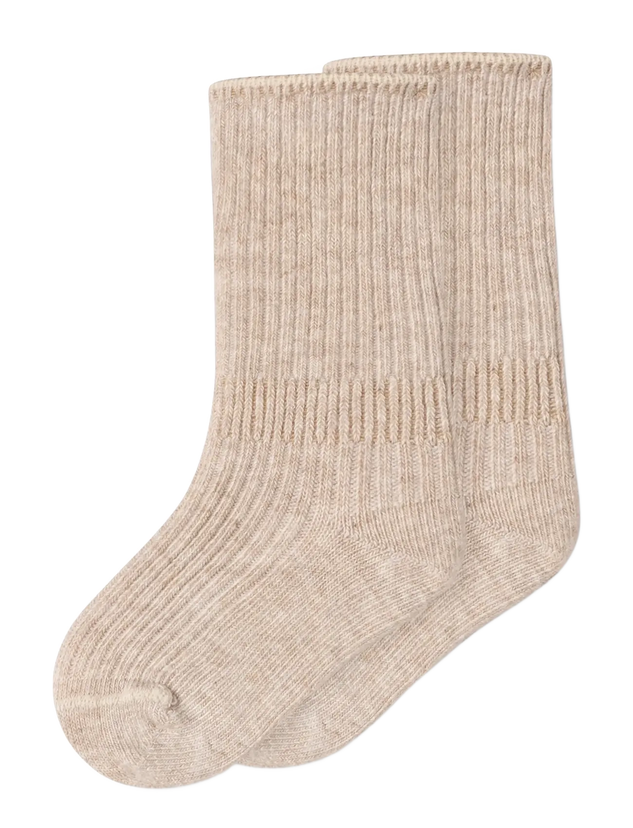 MarMar Copenhagen - Newborn Socks 2-pack - baby socks - light beige mel. - 1