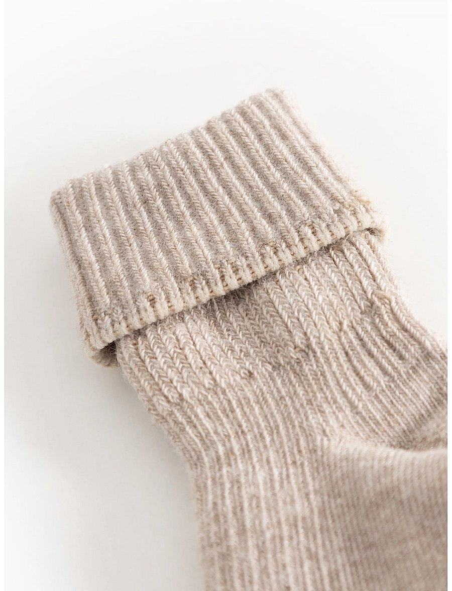 MarMar Copenhagen - Newborn Socks 2-pack - zīdaiņu zeķes - light beige mel. - 2