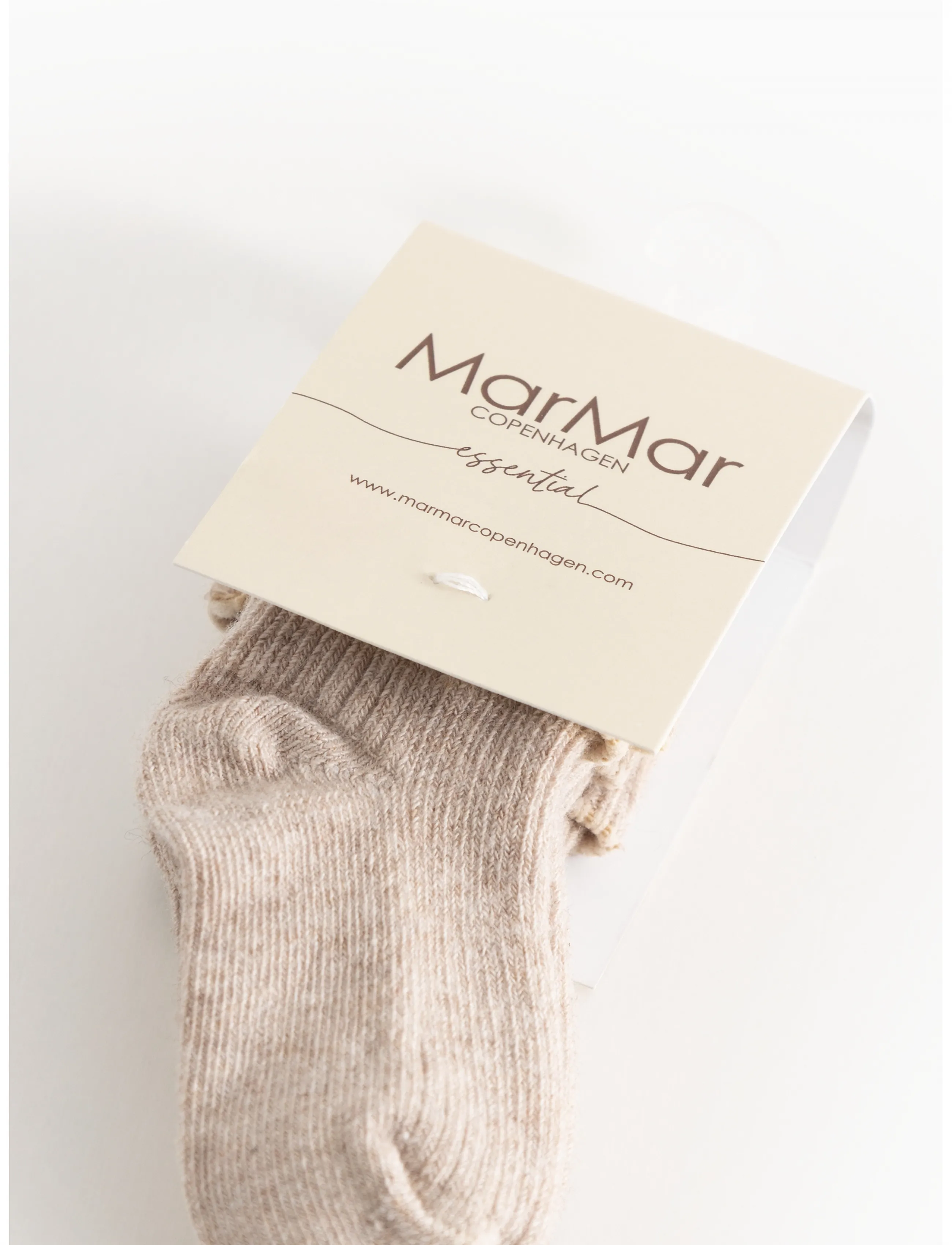 MarMar Copenhagen - Newborn Socks 2-pack - baby socks - light beige mel. - 3