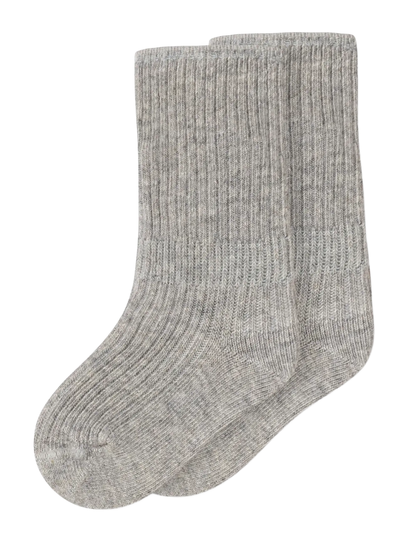 MarMar Copenhagen - Newborn Socks 2-pack - bebisstrumpor - light grey melange - 2