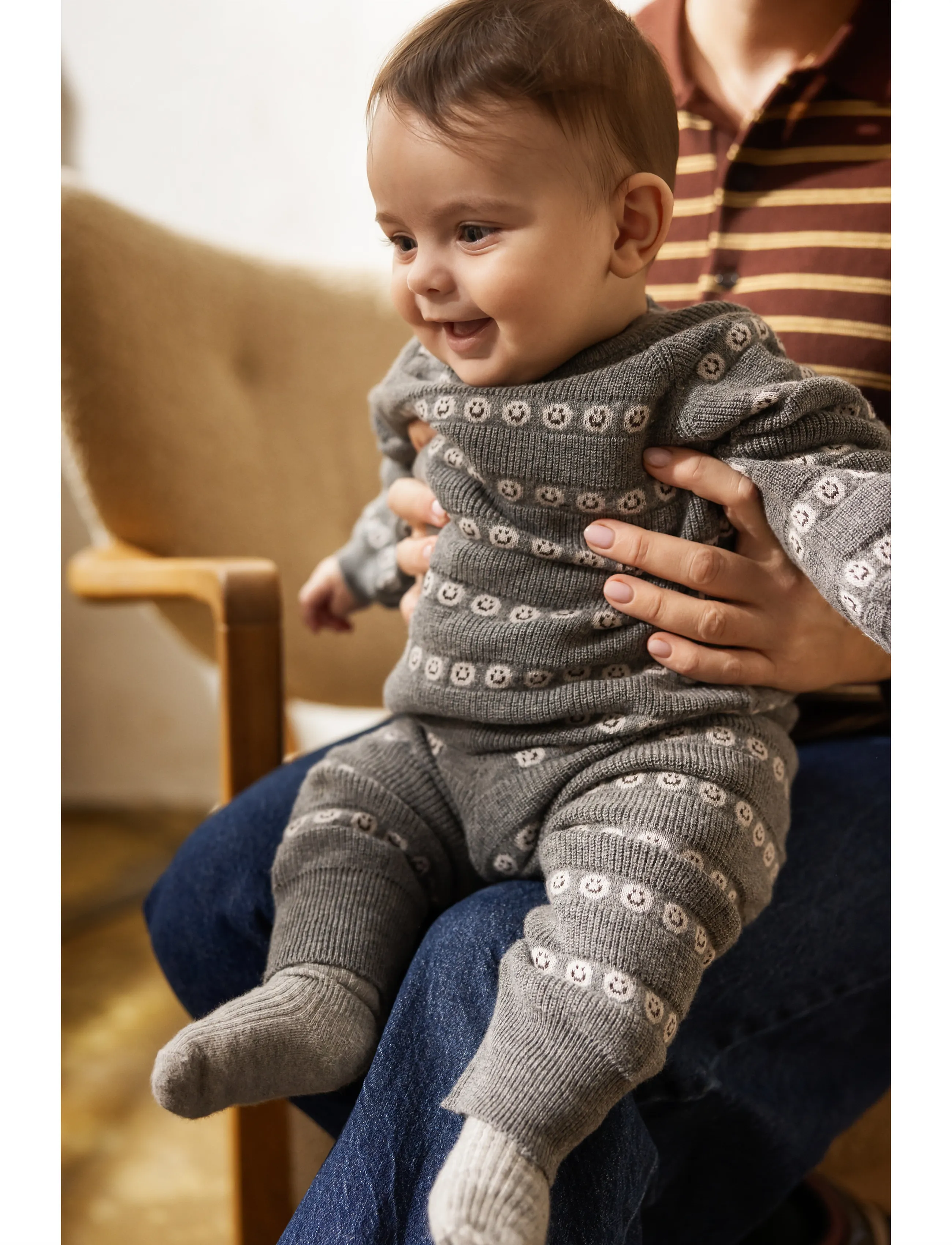 MarMar Copenhagen Newborn Socks 2-Pack, 17/18, Socken & Strumpfhosen, Grau - Baby Socks, Kinder