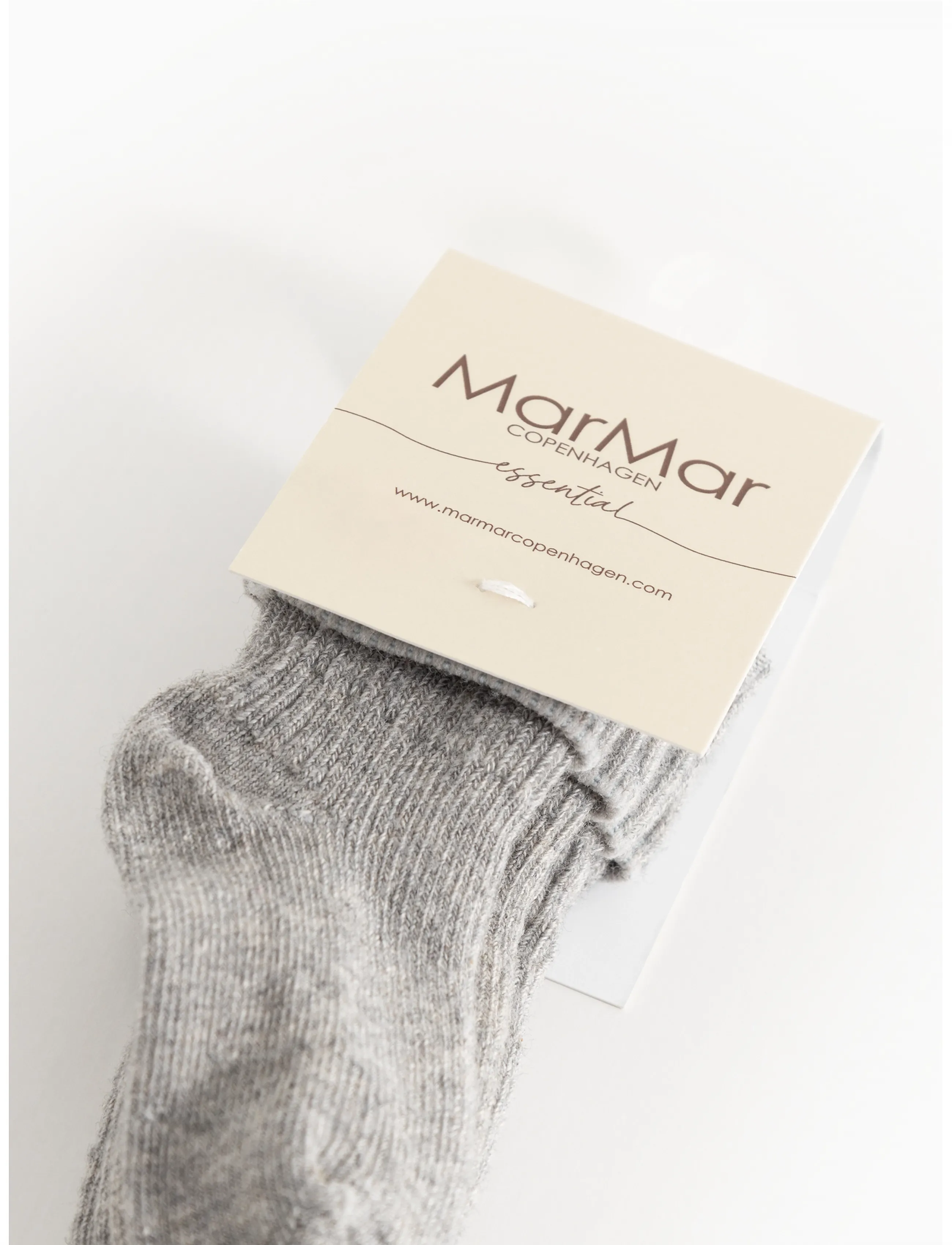 MarMar Copenhagen - Newborn Socks 2-pack - bebisstrumpor - light grey melange - 4