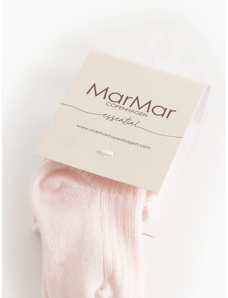 MarMar Copenhagen - Newborn Socks Scallop 2-pack - beebisokid - rosa - 4