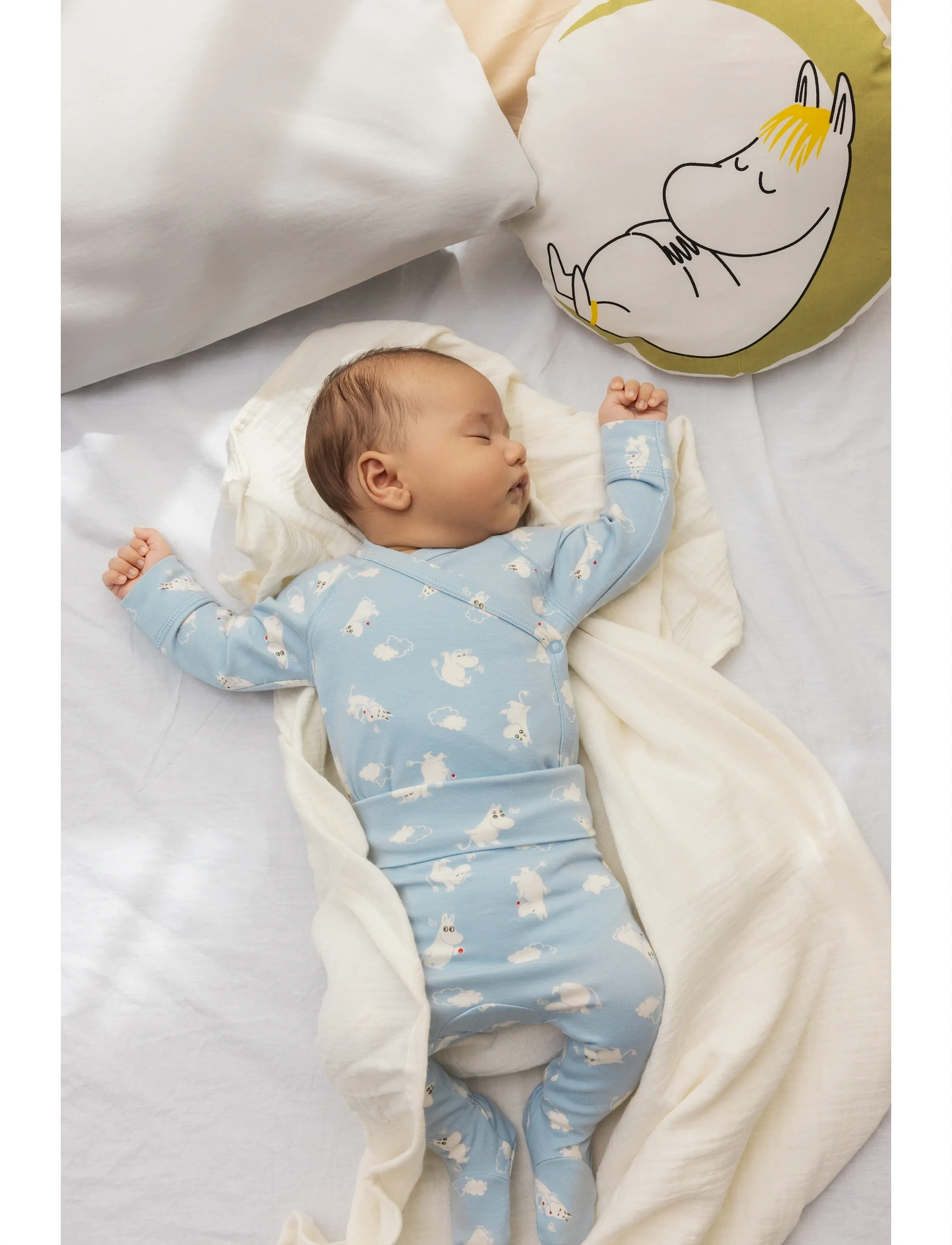 MarMar Copenhagen Tuti Wrap LS - Blusen & Tuniken - BLUE MOOMIN / blue