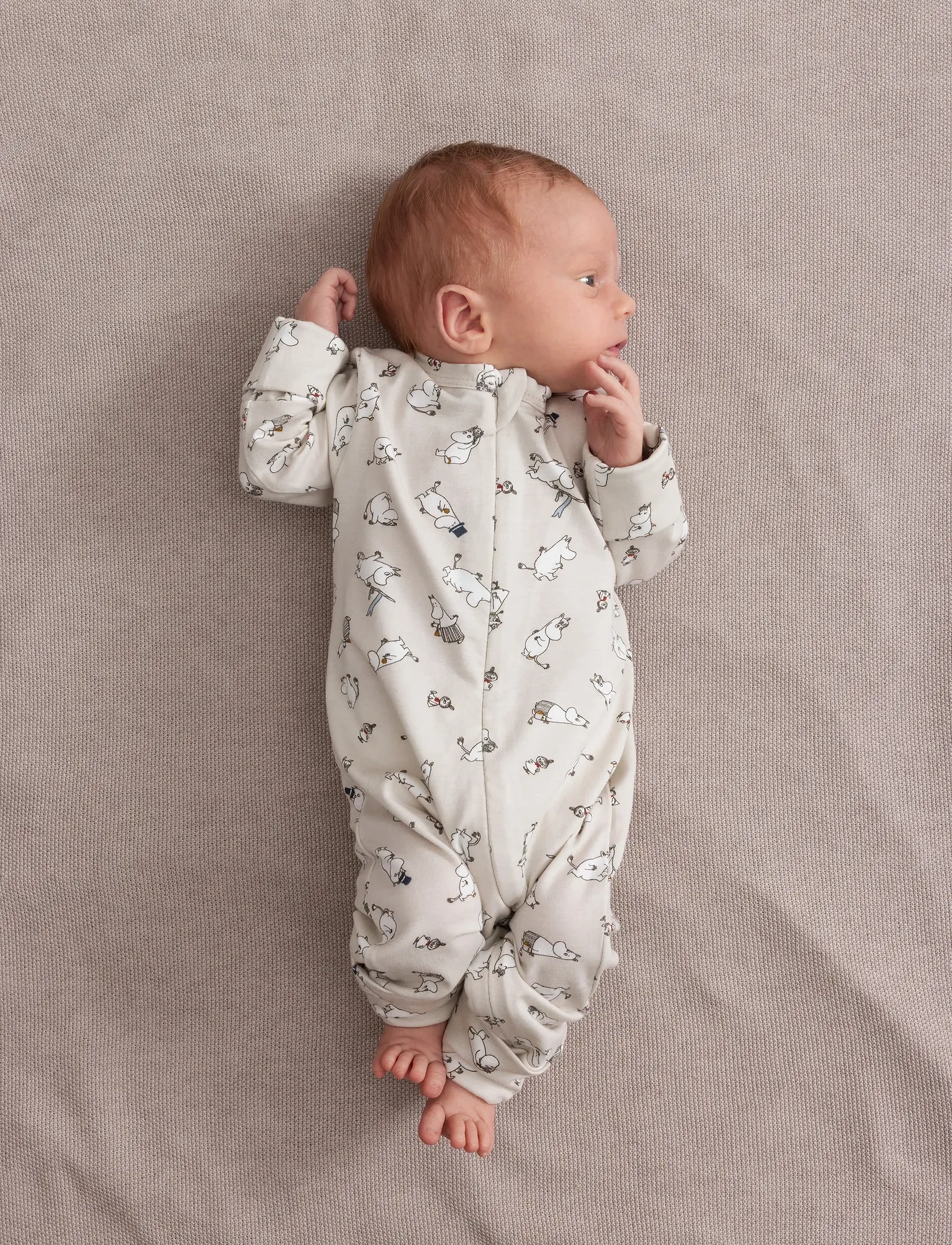 MarMar Copenhagen Rompy Zip - Buksedragter - MOOMIN / cream