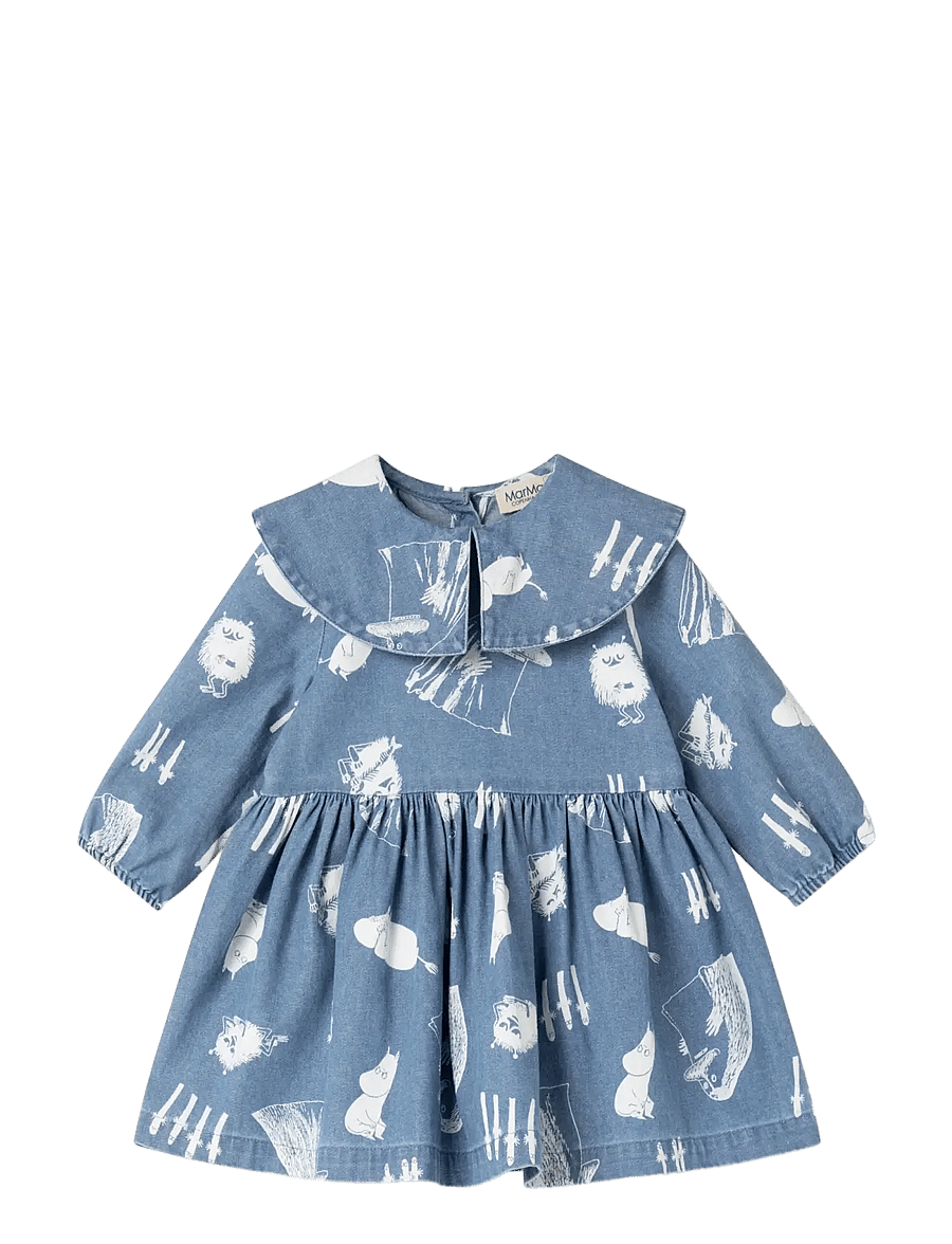 MarMar Copenhagen - Dalva B - langärmelige babykleider - moomins - 1