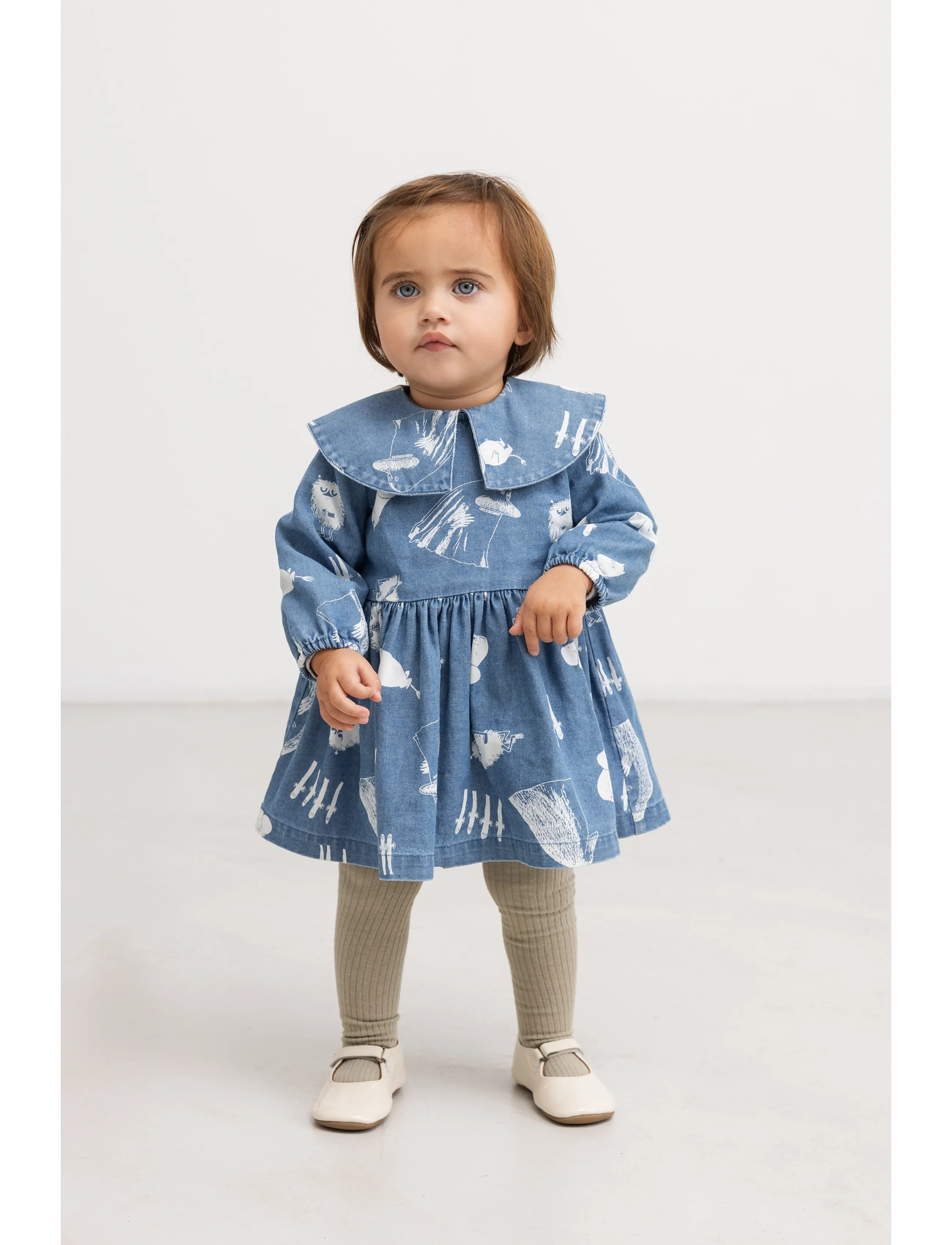 MarMar Copenhagen Dalva B - Kleider & Röcke - MOOMINS / blue