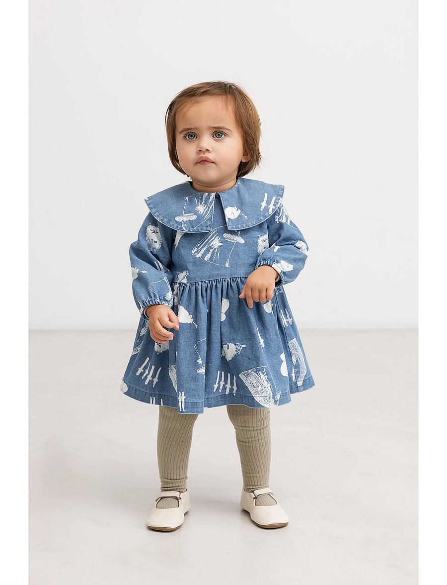 MarMar Copenhagen - Dalva B - langärmelige babykleider - moomins - 0