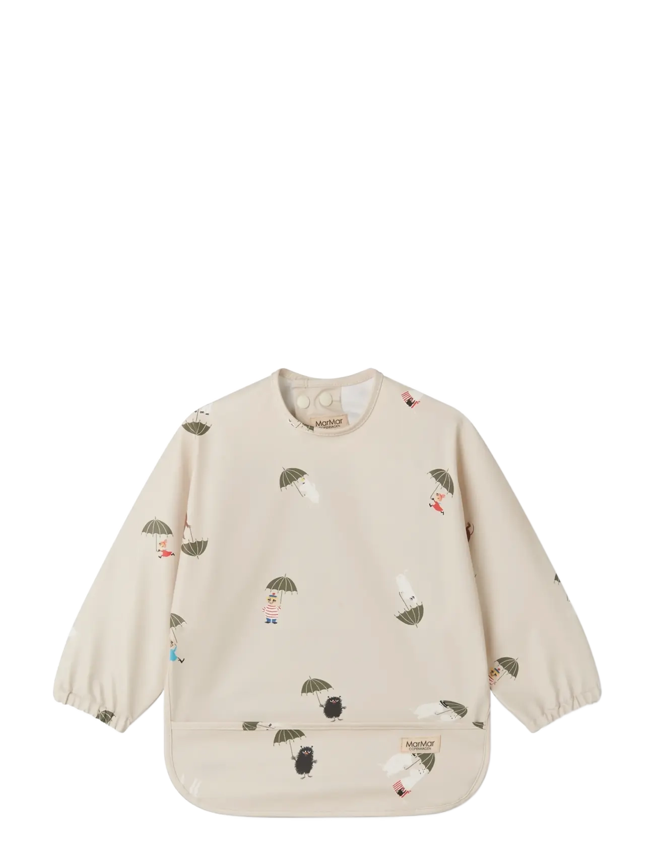 MarMar Copenhagen Apron LS - MarMar Copenhagen - RAINY MOOMIN / cream